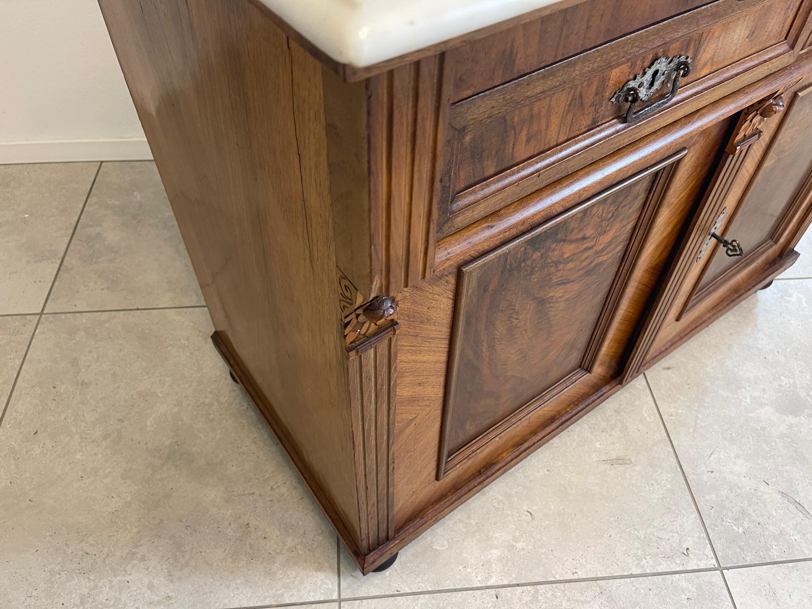 Originale Gründerzeit Anrichte Schrank Vertiko Antiquität G1340