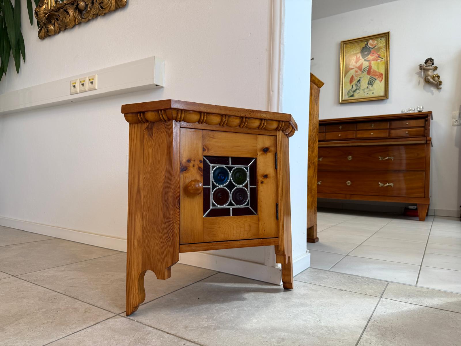 Bäuerliches Eckkasterl Bauernkasterl Eckregal Zirbenholz  Möbel G1858