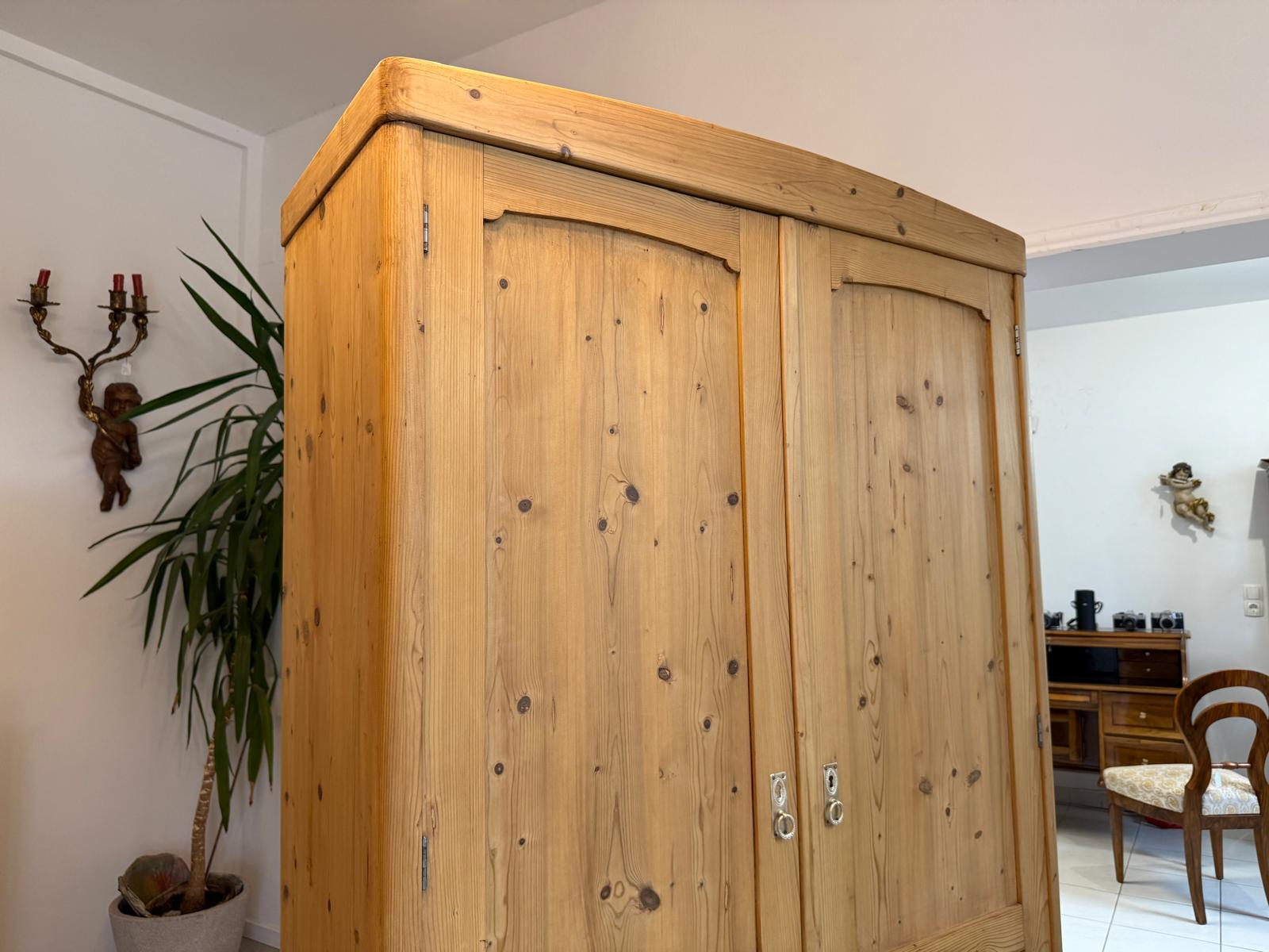 Jugendstil Bauernschrank Naturholzschrank Antik G2126