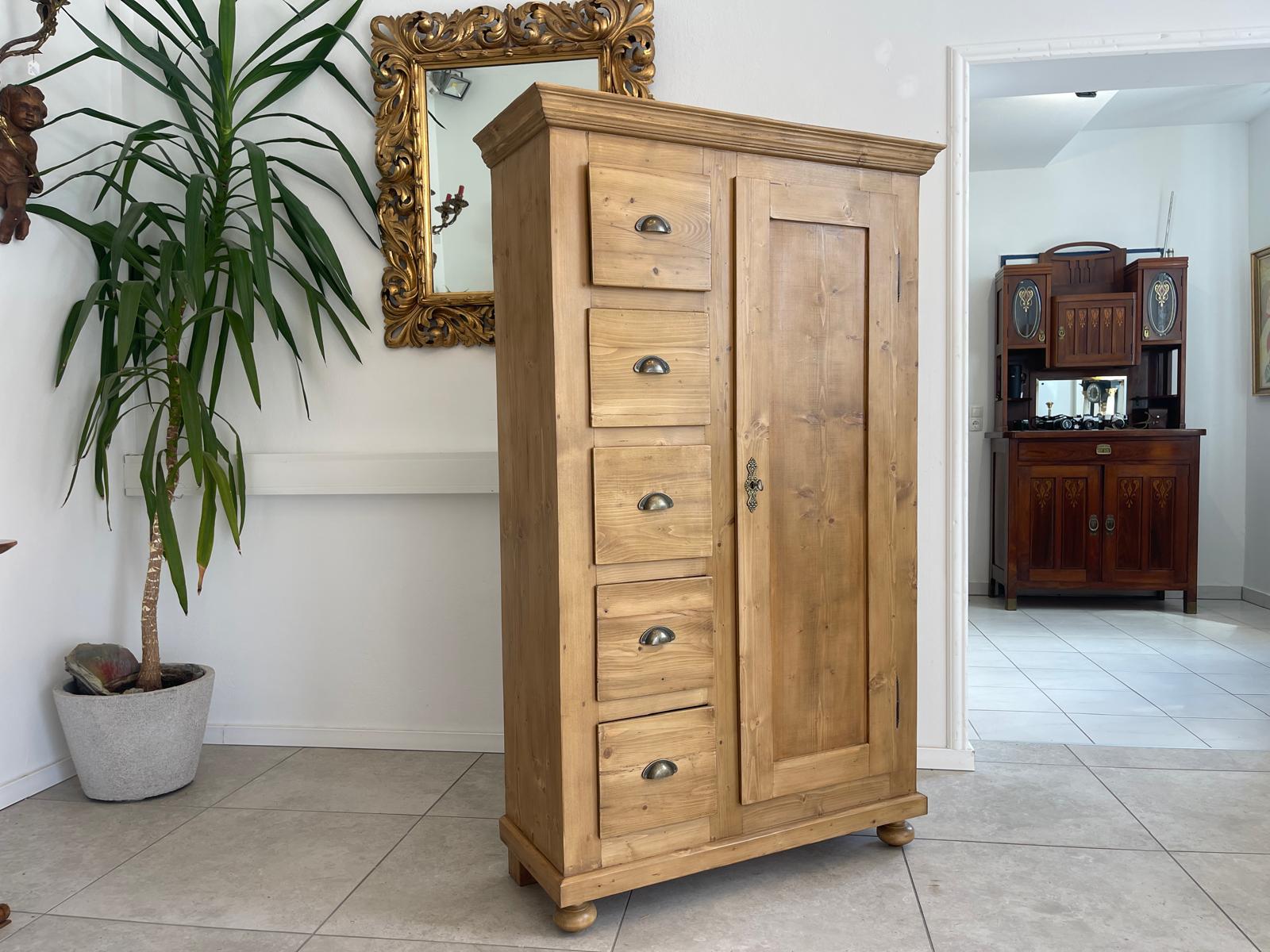 Antiker Biedermeier Brotschrank Almerschrank Vorratskasten Bauernkasten G1657
