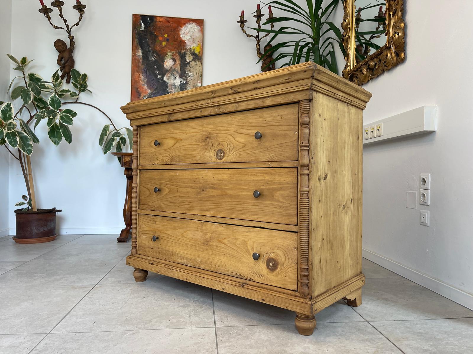 3 Ladenkommode Kommode Ladenschrank Gründerzeit Bauernmöbel Antik G1687