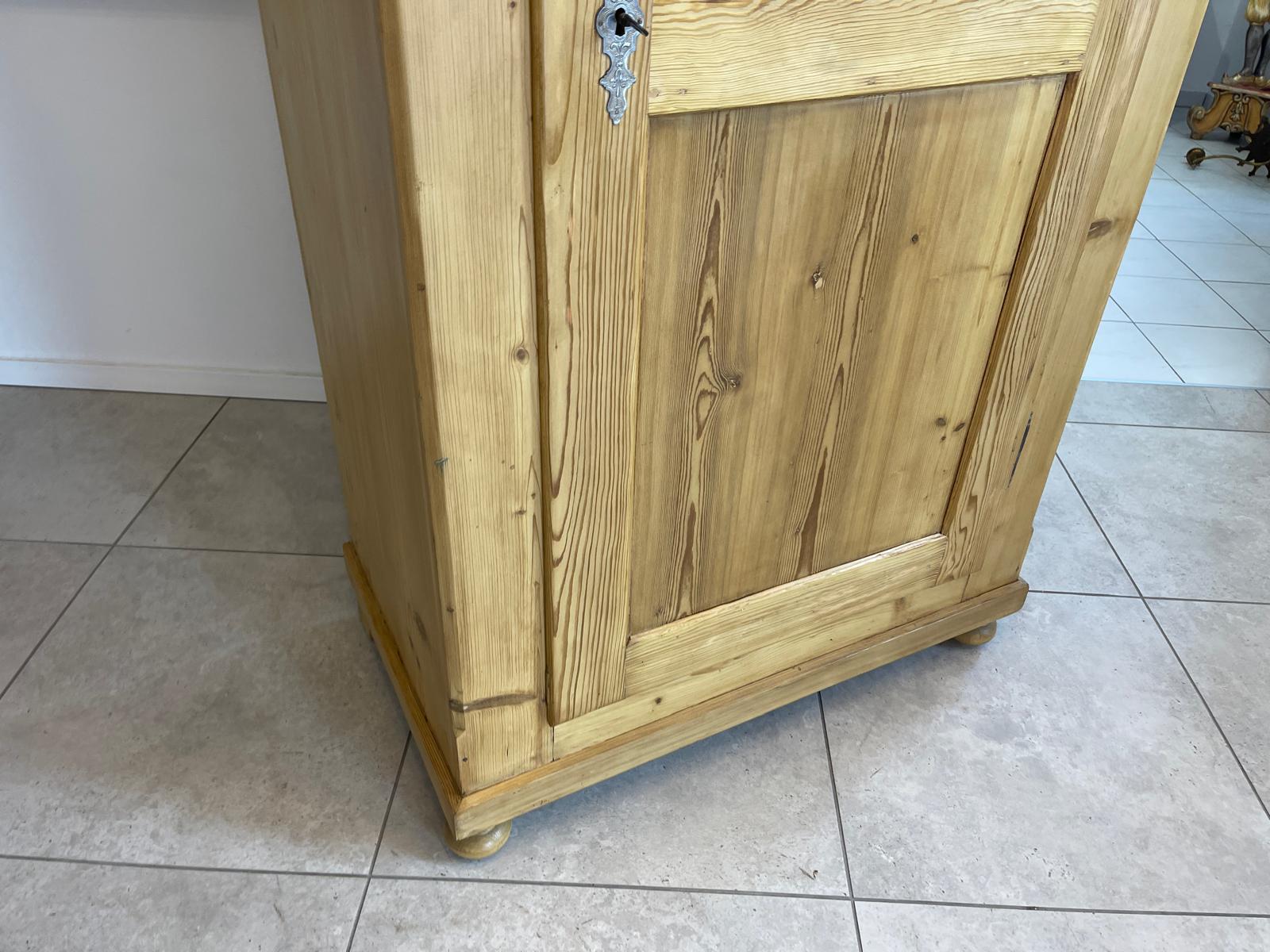 Biedermeier Bauernschrank Naturholzschrank Bauernmöbel Bauernstube G1329