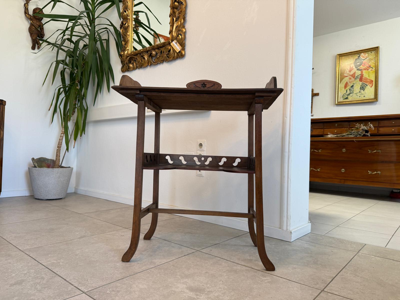 Originaler Jugendstil Tisch Serviertisch Traum G1972