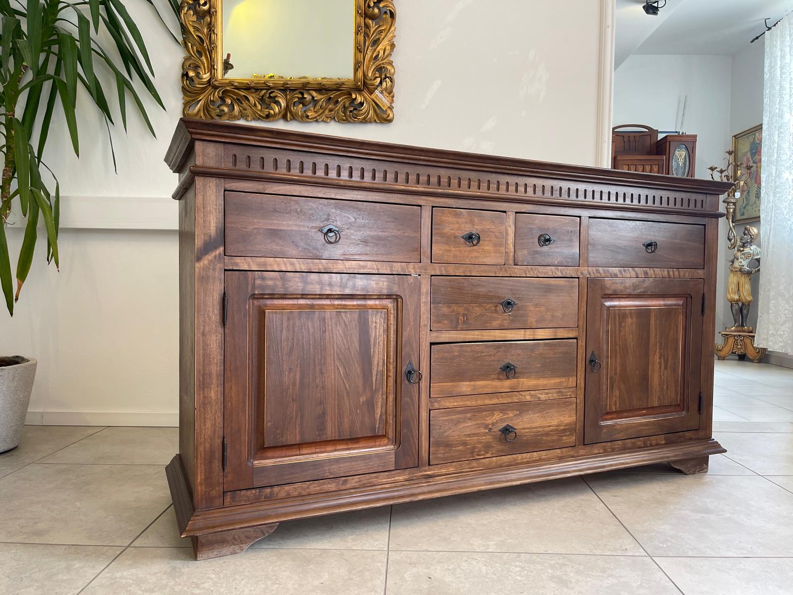 Kommode im Kolonialstil Englisch Anrichte Sideboard um 1980 G1621