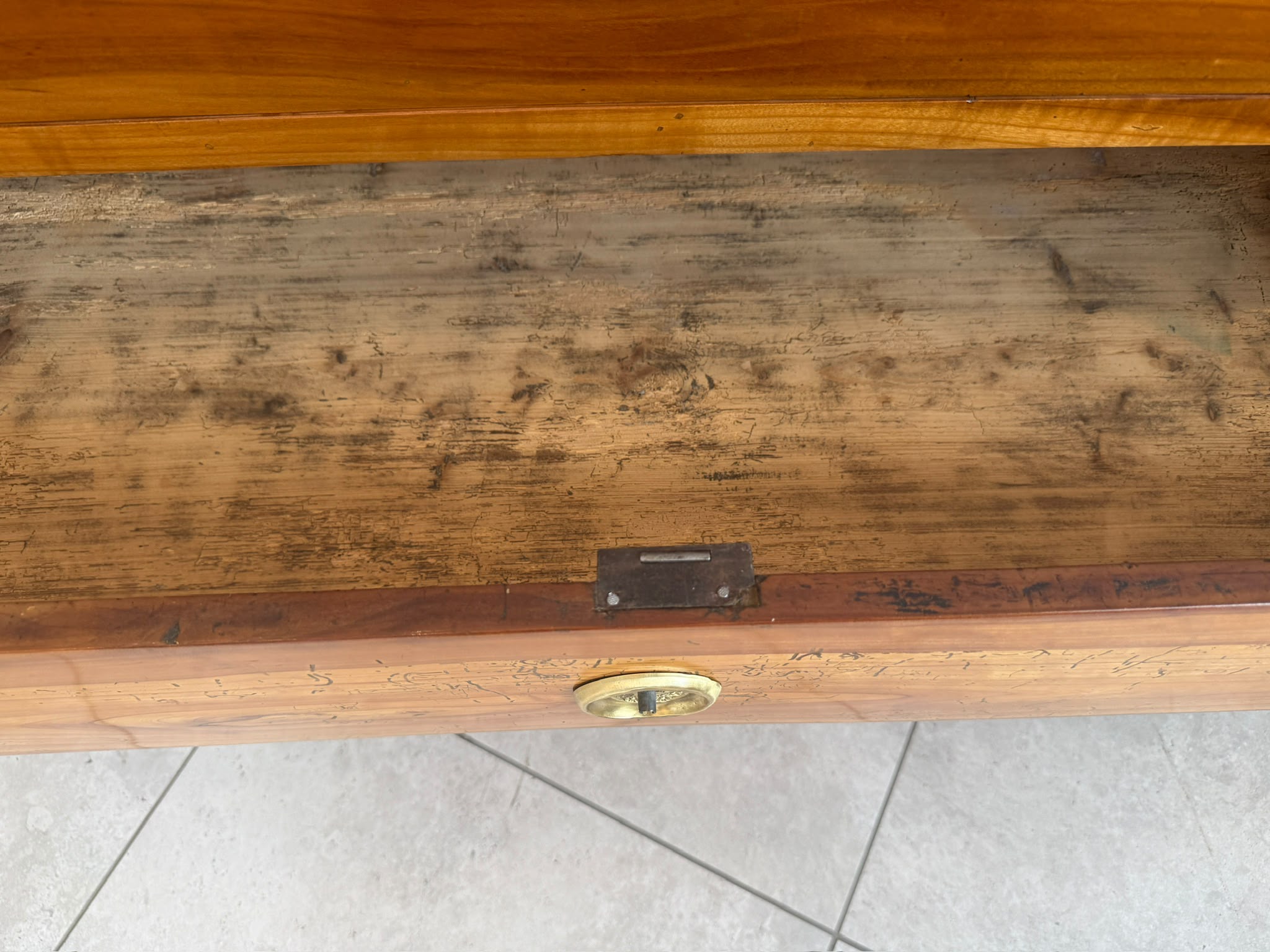 Alt Restaurierte Biedermeier Kommode Kirschholz Antiquität D2787