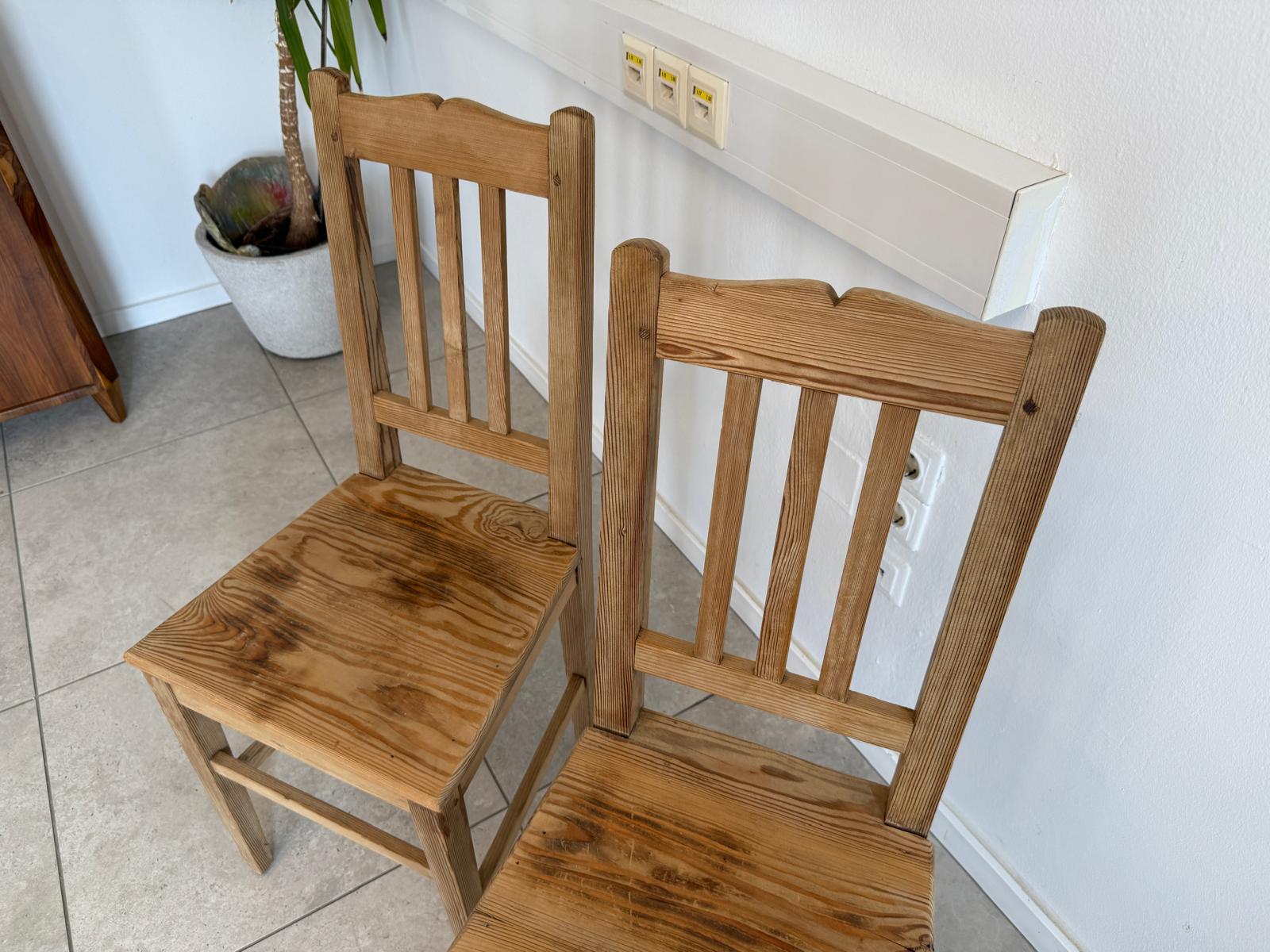 2 Alte Antike Bauernsessel Stuhl Landhaussessel G1874