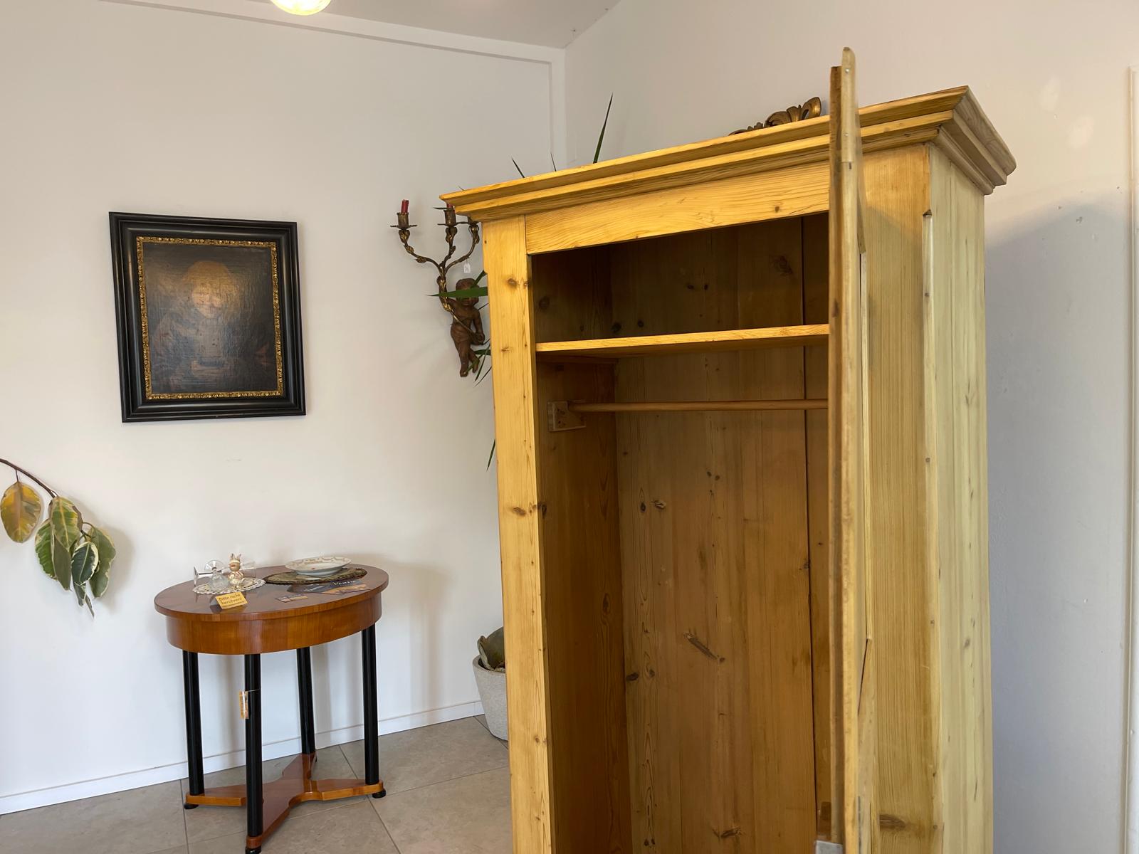 Biedermeier Bauernschrank Naturholzschrank Bauernmöbel Bauernstube G1329