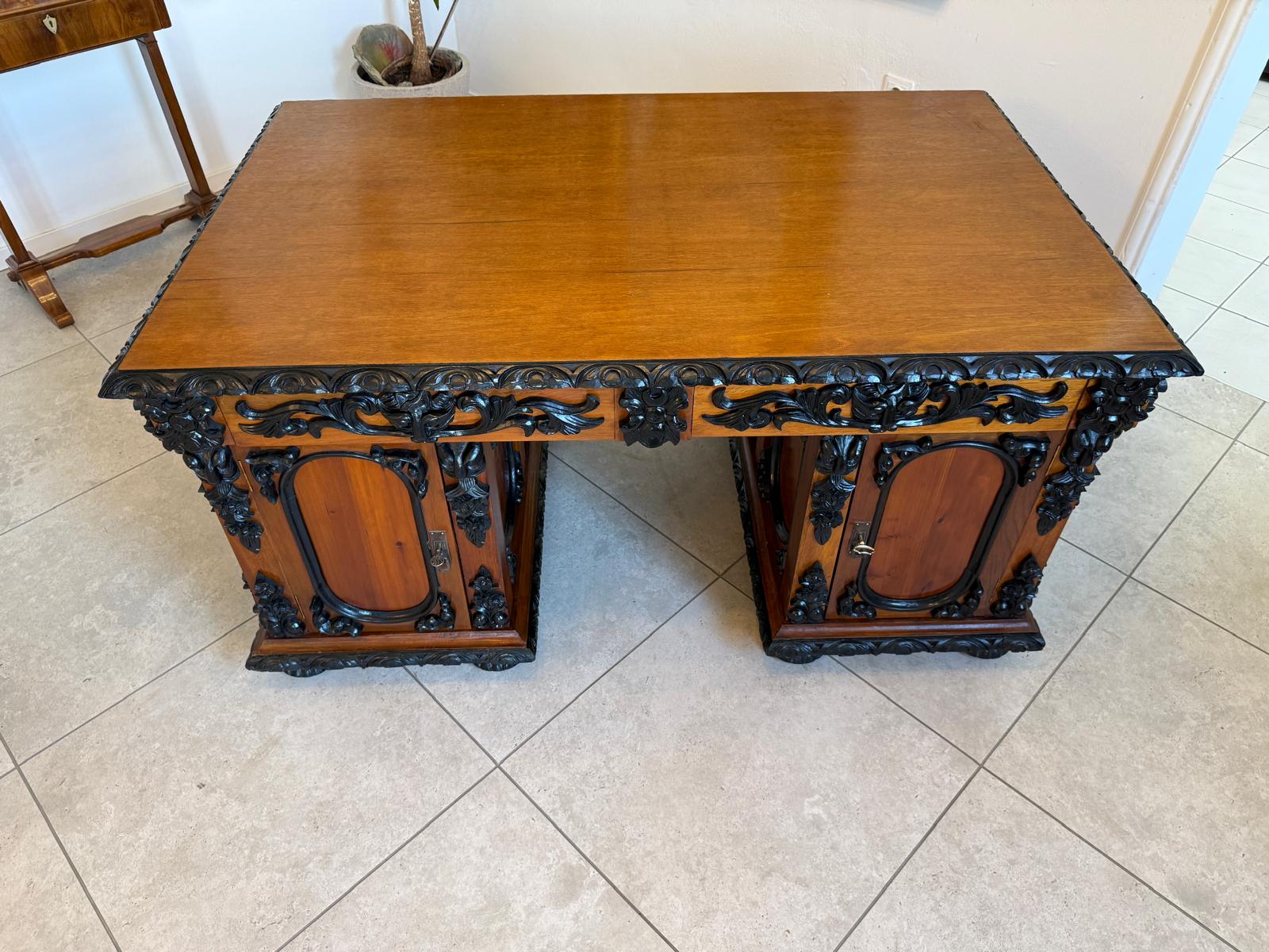 Originaler Gründerzeit Historismus Sekretär Freisteher D1233