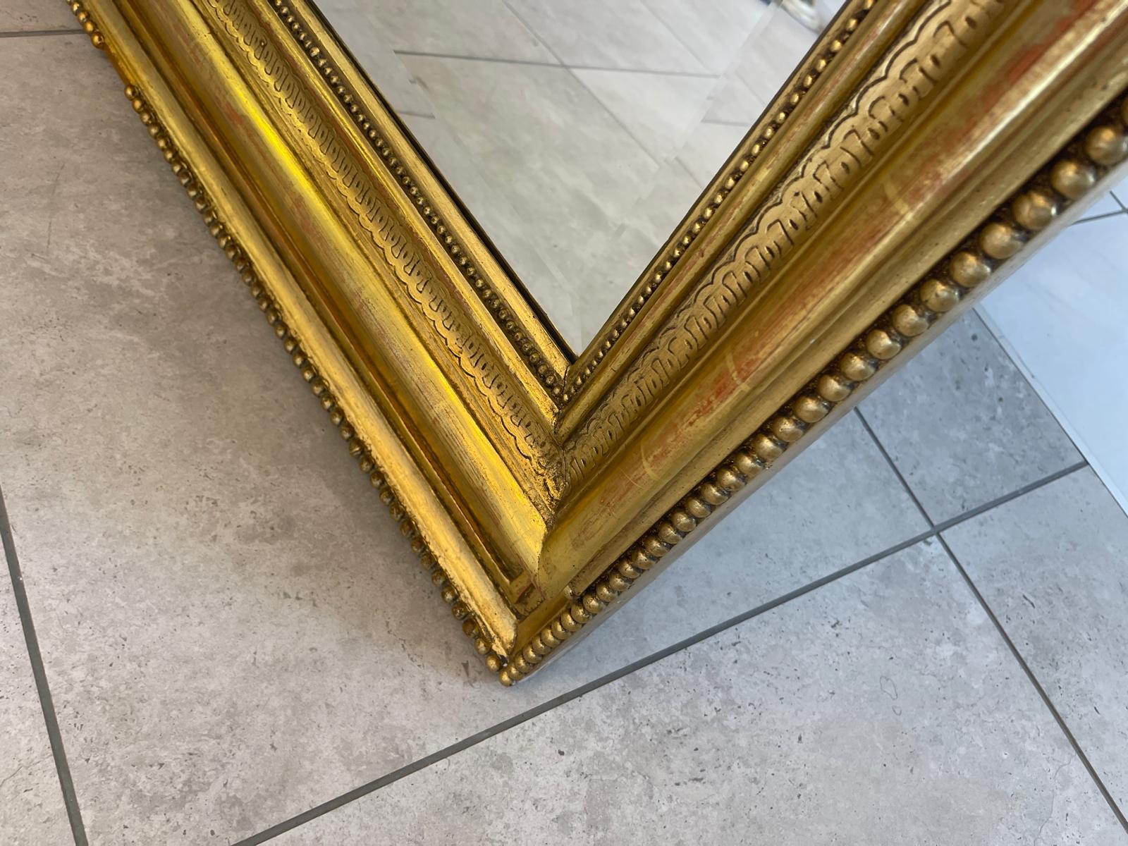 ORIGINAL Vergoldeter Florentiner Spiegel Venezianisch Antiquität G1531