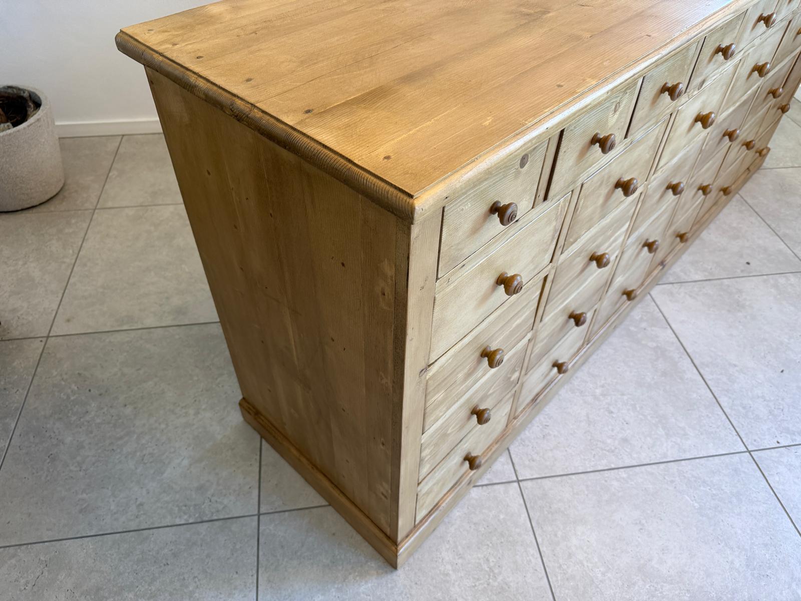 Restaurierte 21 Laden Biedermeier Kommode Ladenkommode Bauernmöbel G2039