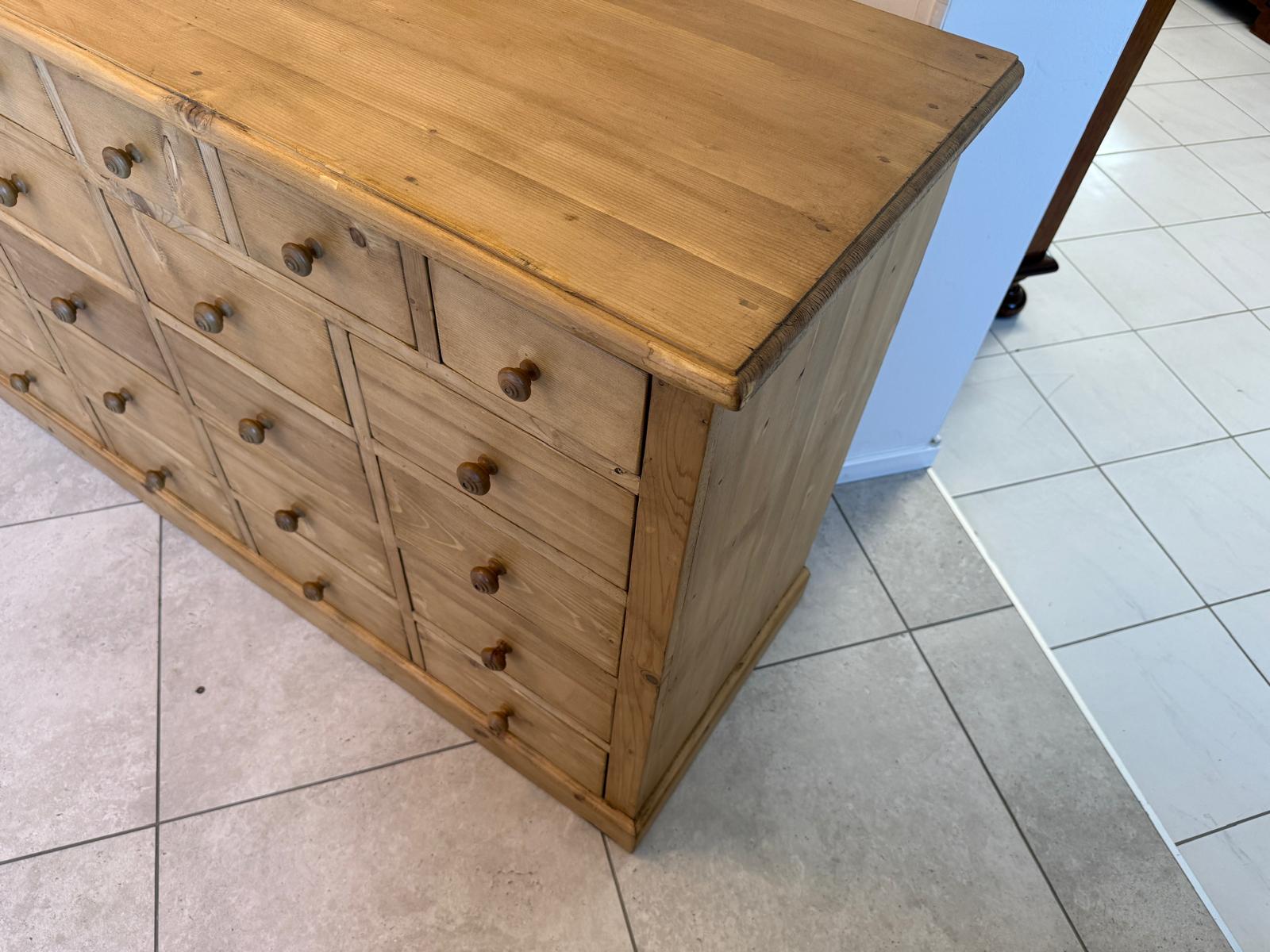 Restaurierte 21 Laden Biedermeier Kommode Ladenkommode Bauernmöbel G2039