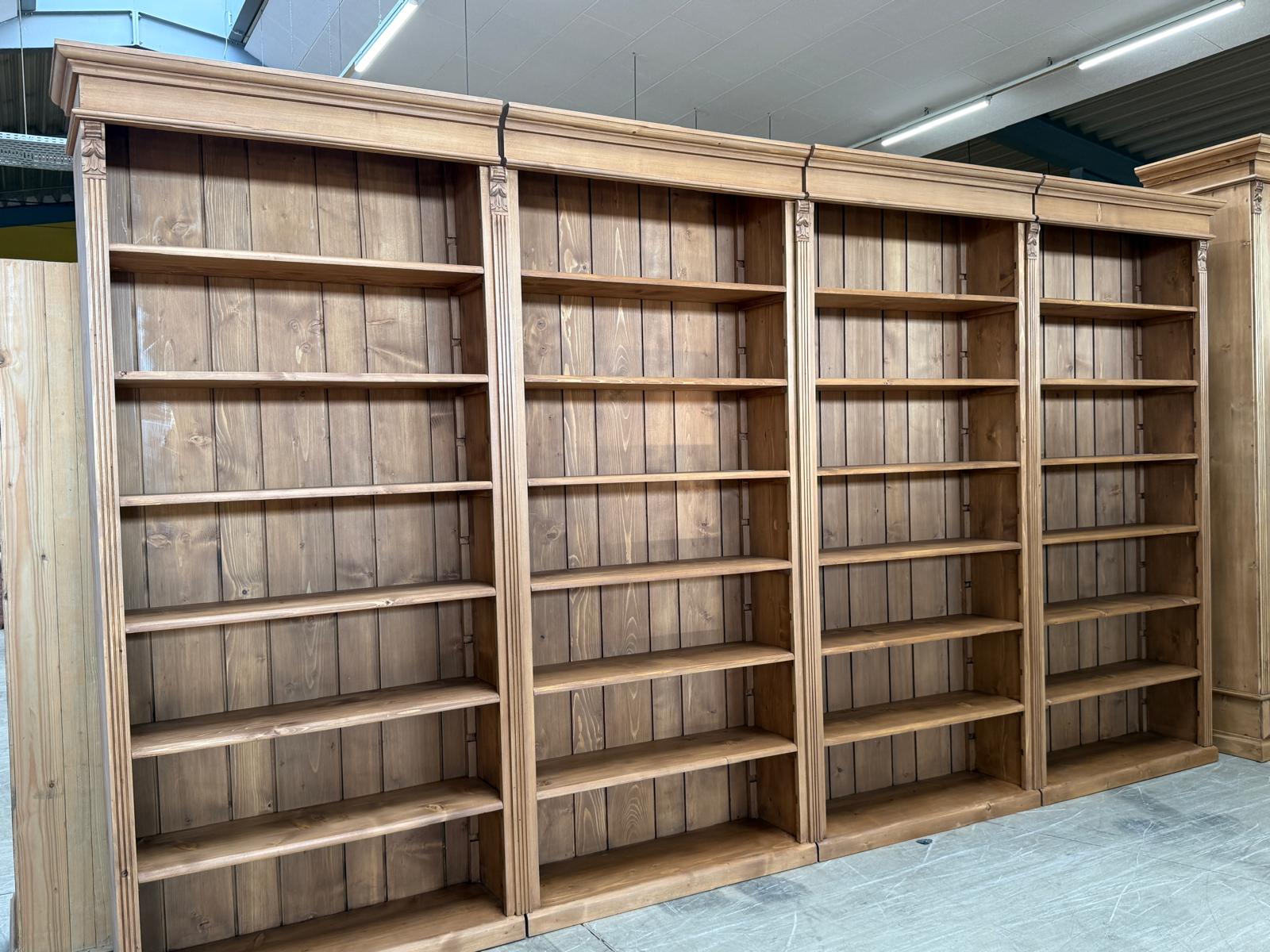 Grosses Bücherregal Stellage Bücherschrank Bauernkasten Bücherwand G2407