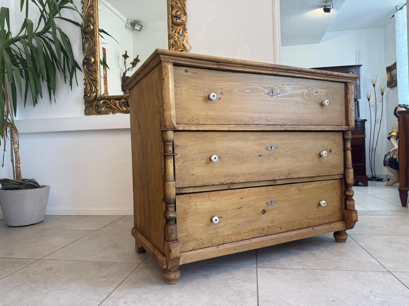 SALE Gründerzeit Kommode Ladenkommode Weichholz D2722