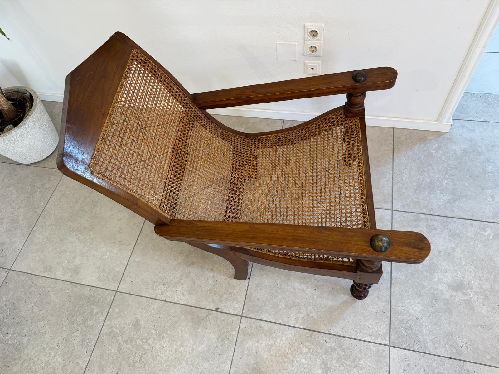 originaler Biedermeier Fauteuil Brokatkstoff Armlehnstuhl Intarsiert Nr. 8499