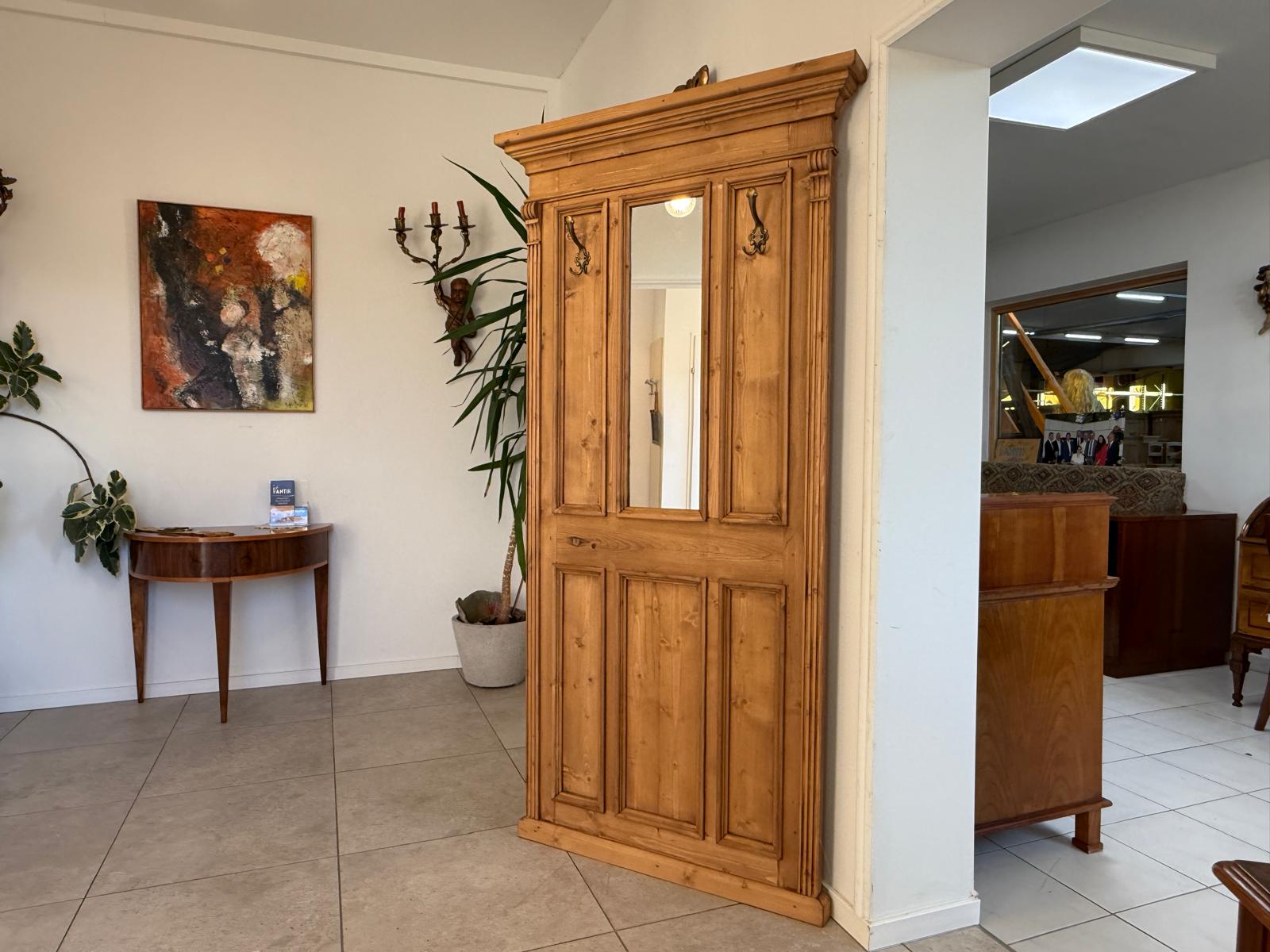 Vollholz Garderobenschrank Bauernschrank Kleiderschrank G2293