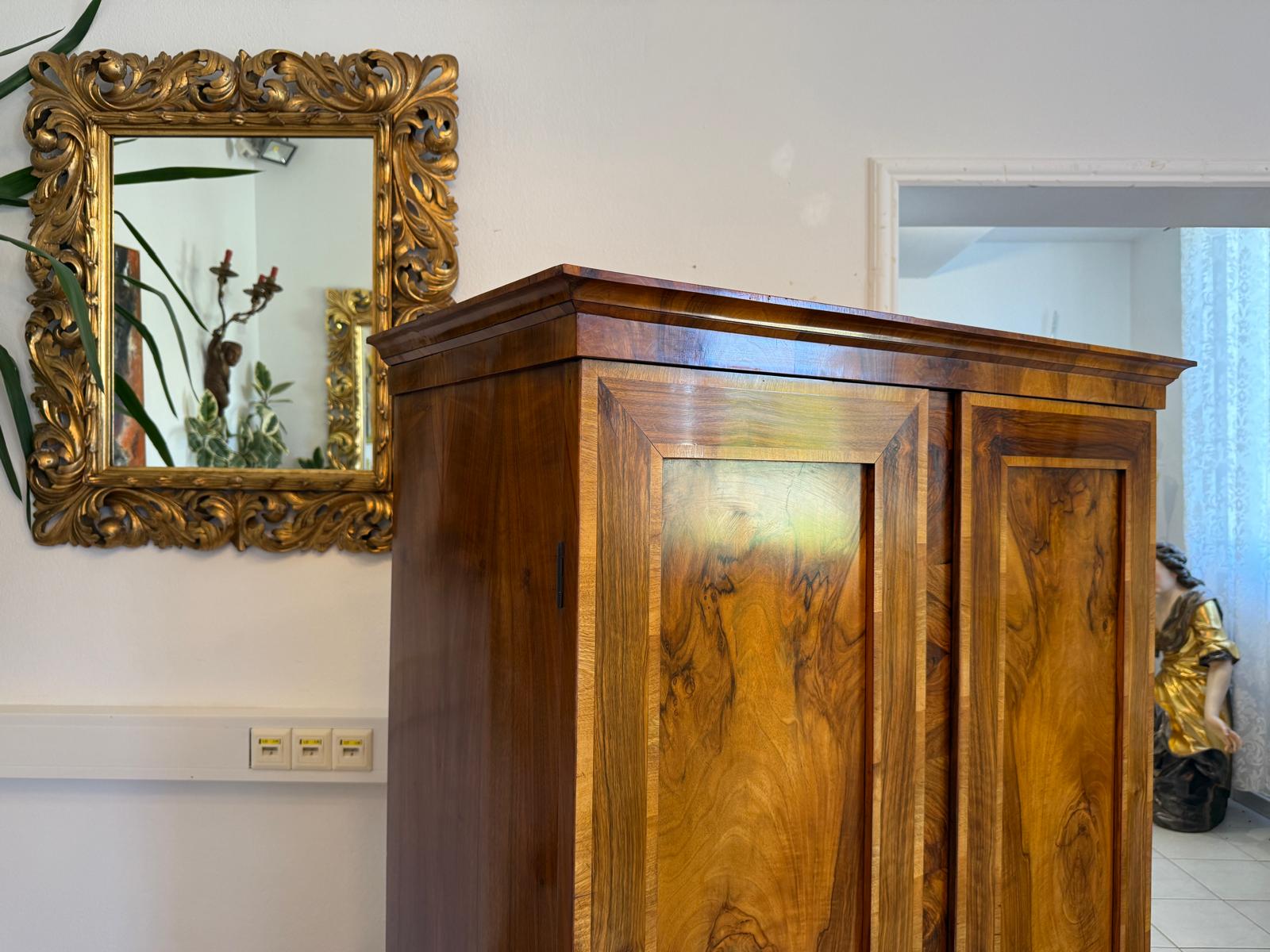 restaurierte Biedermeier Halbschrank Vertiko Schrank G2000