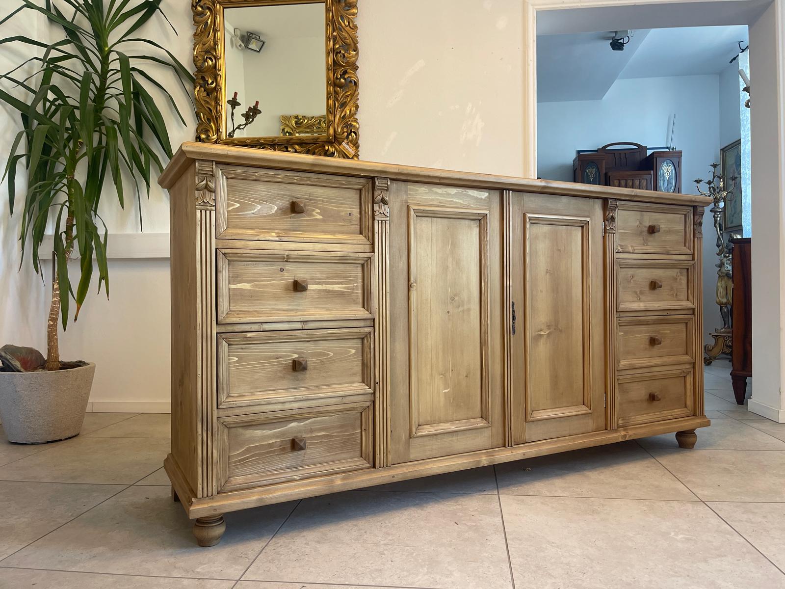 Massivholzkommode Ladenkommode Bauernmöbel Bauernmöbel Bauernschrank G1298