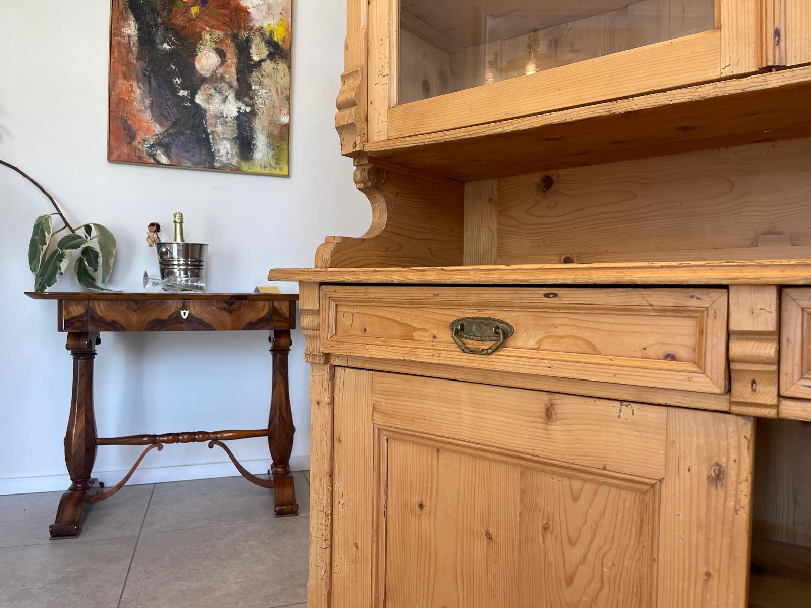 Jugendstil Naturholschrank Küchenbuffet Küchenschrank Küchenkredenz G1710