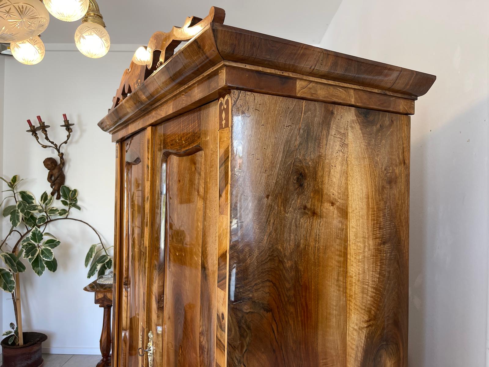 Traum Restaurierter Biedermeier Schrank Kleiderkasten Hallenschrank Antiquität G1445