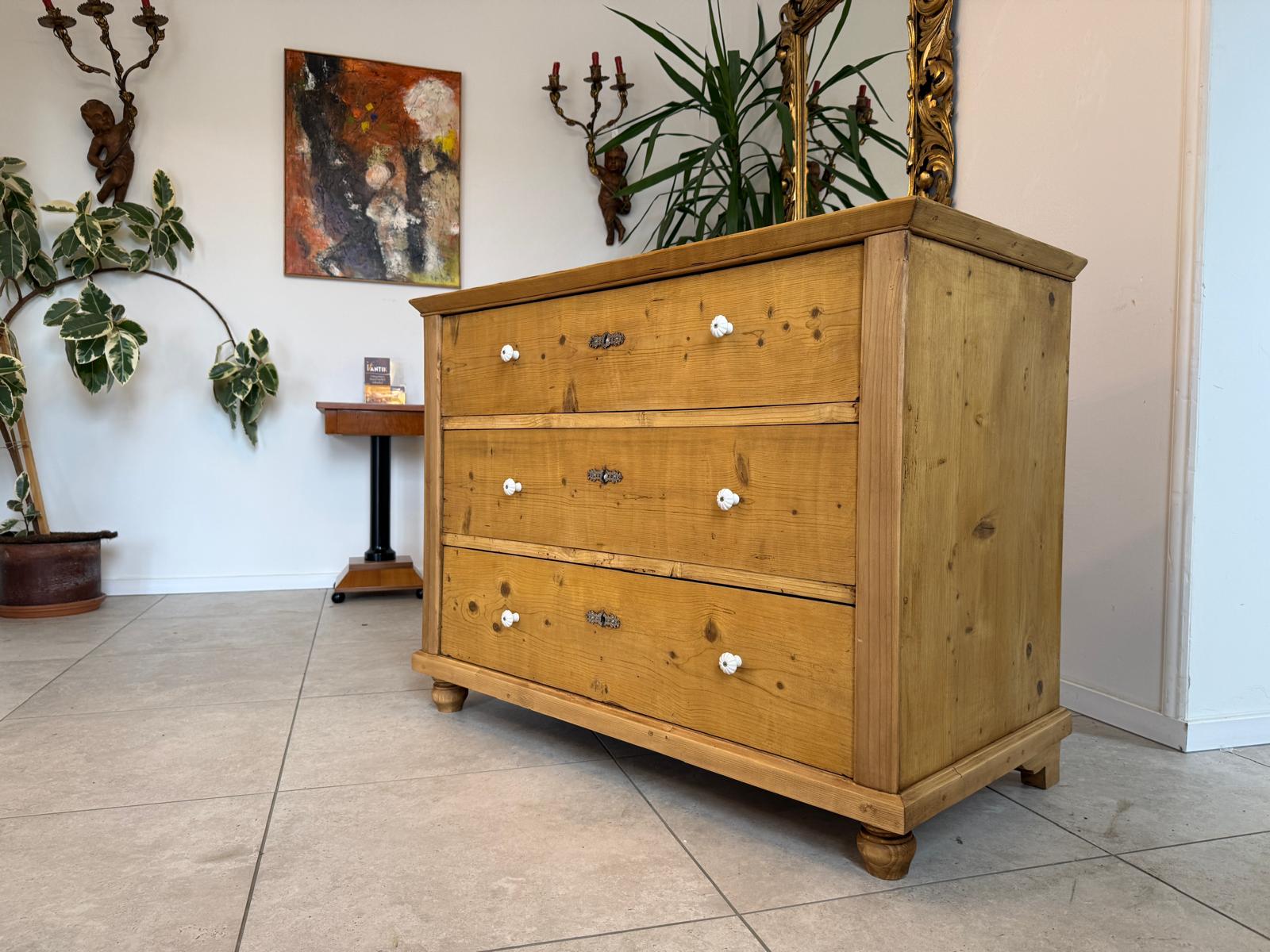 Restaurierte Biedermeier Kommode 3 Ladenkommode Antik ifantik D2284