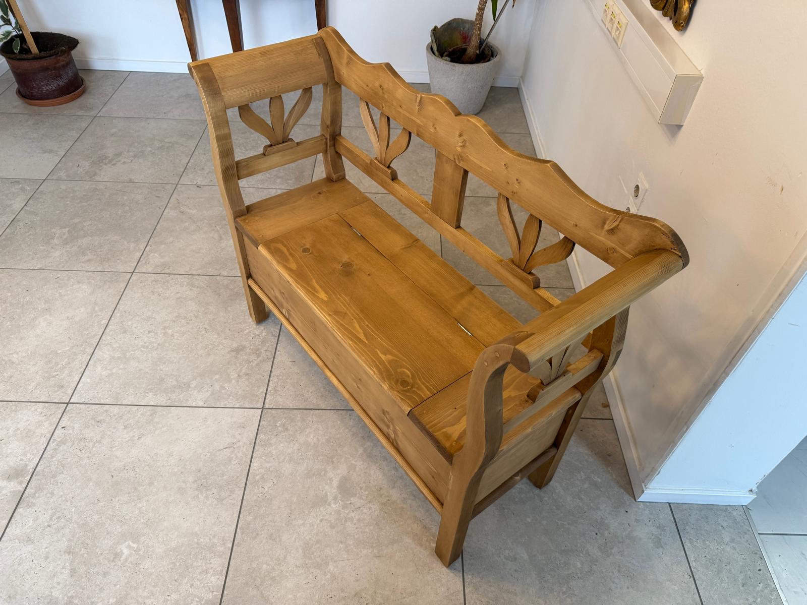 Truhenbank Küchenbank Bauernmöbel Bauernmöbel Antik D1085