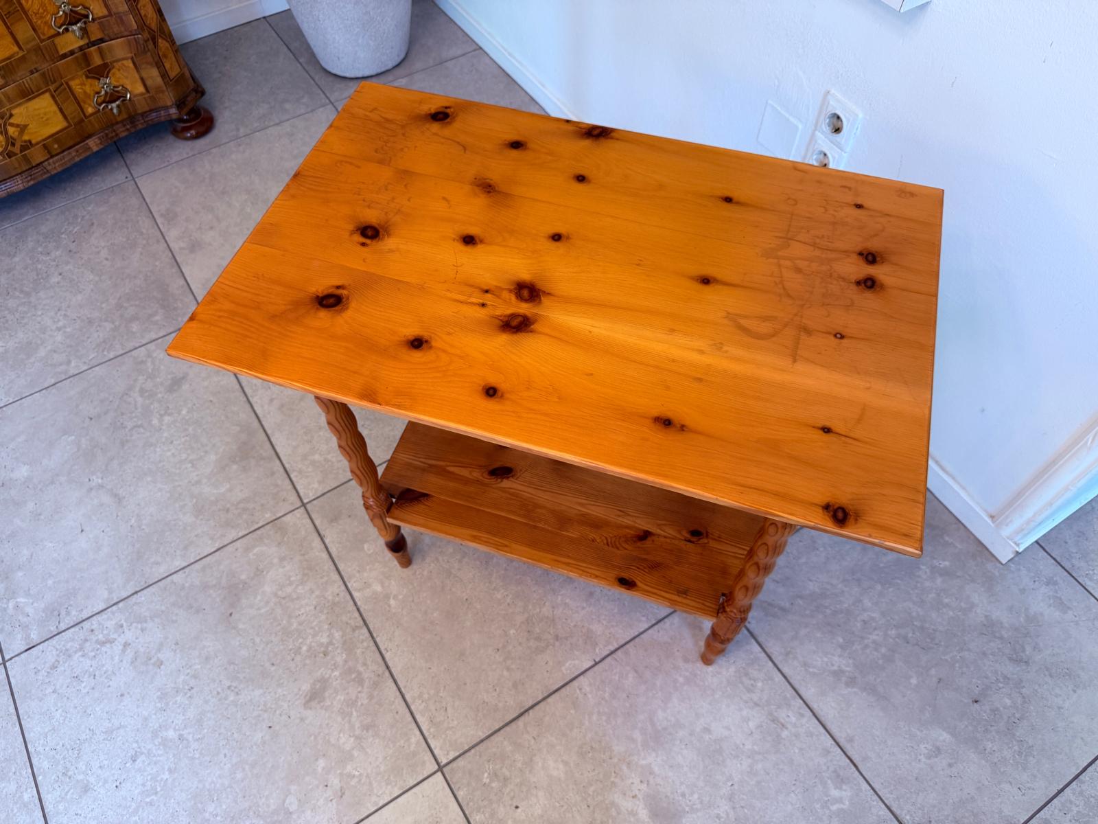 Originaler Bauerntisch Beistelltisch Tischerl Kiefernholz D2718
