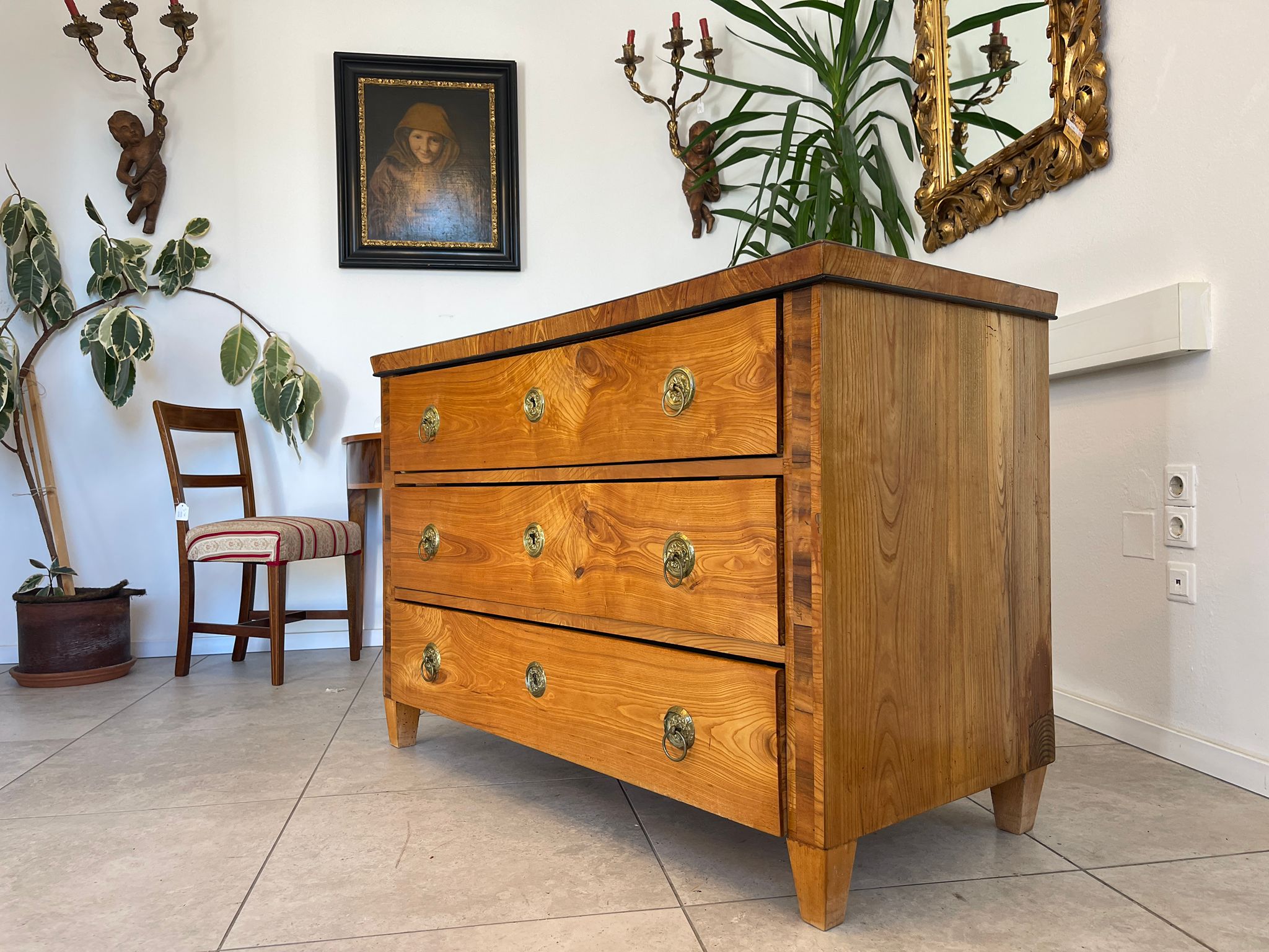 Sale Originale Biedermeier Kommode Eschenholz G1109