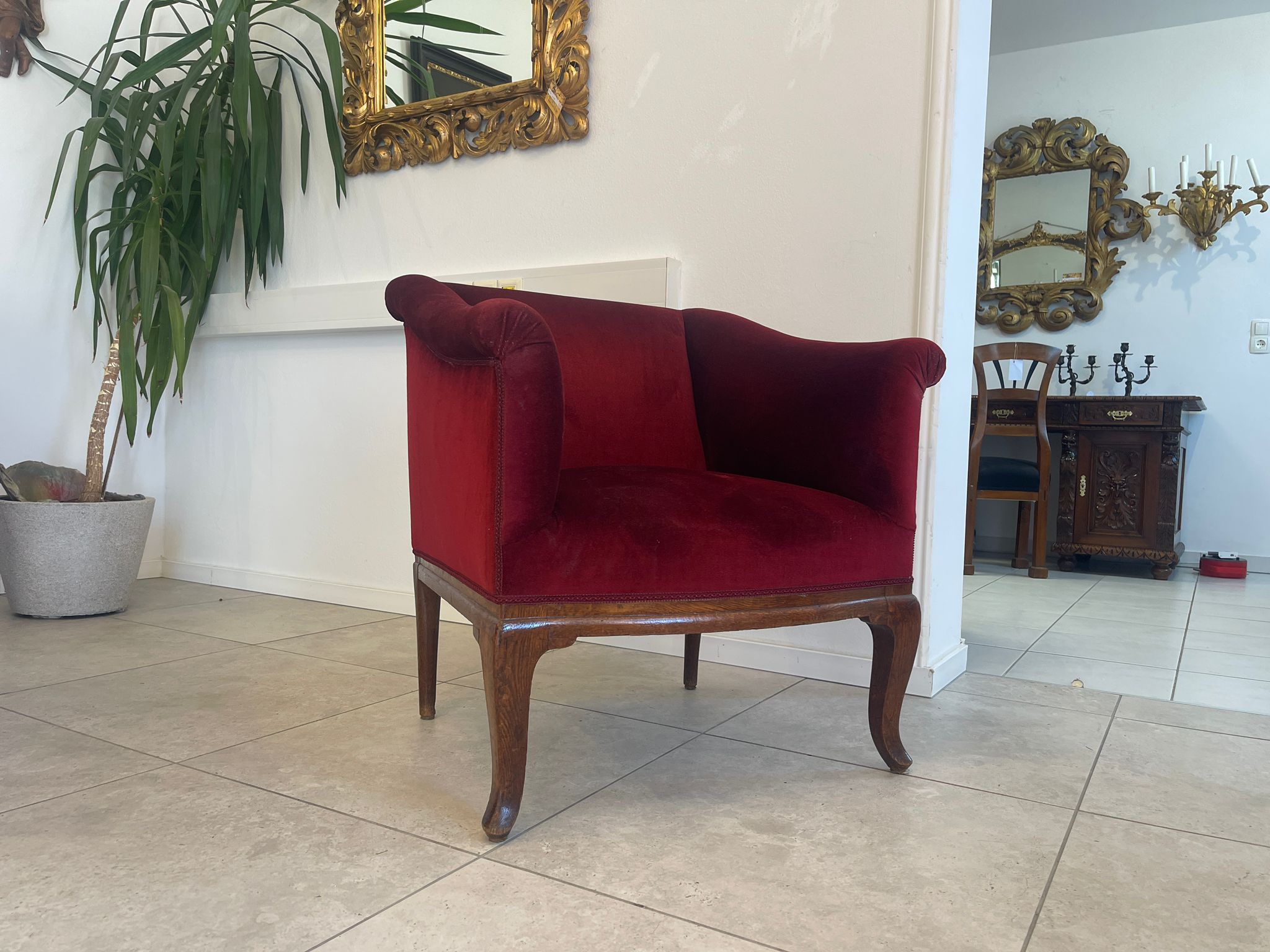 864eb88c-eaba-40ed-b3a5-f2afc8867707 Originaler Chippendale Fauteuil Armlehnstuhl 1 Stück A4970