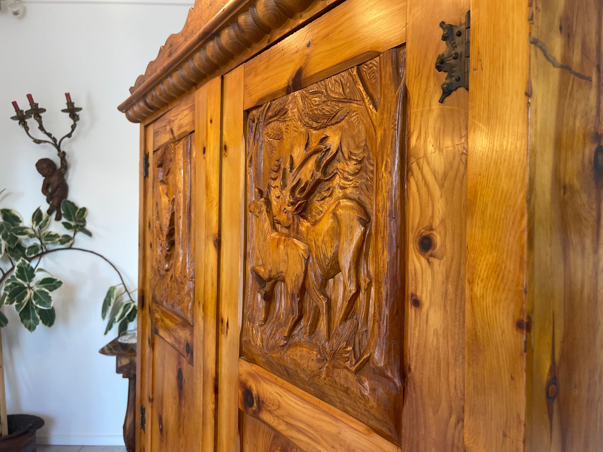 Zirbenholz Schrank Kasten Bauerschrank Kleiderkasten Bauernmöbel G1535