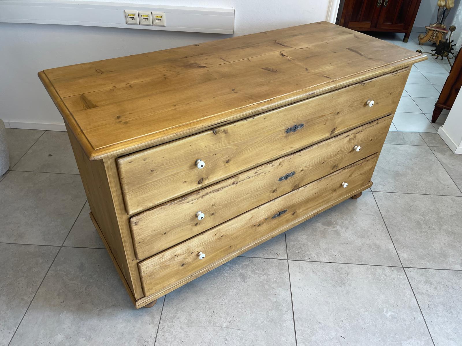 Restaurierte Übergroße Biedermeier Kommode Ladenkommode Bauernstube G1235