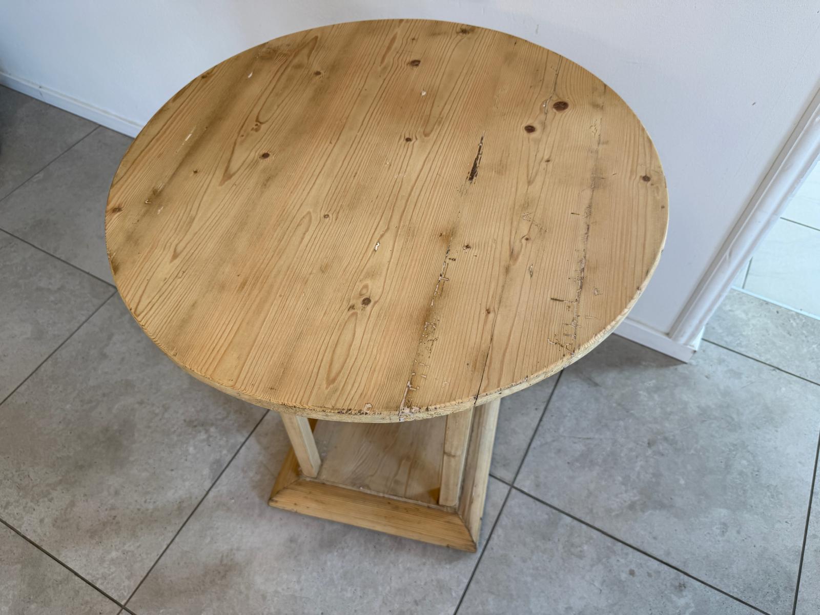 Bäuerliches Jugendstil Tischerl Beistelltisch Bauerntisch D2433