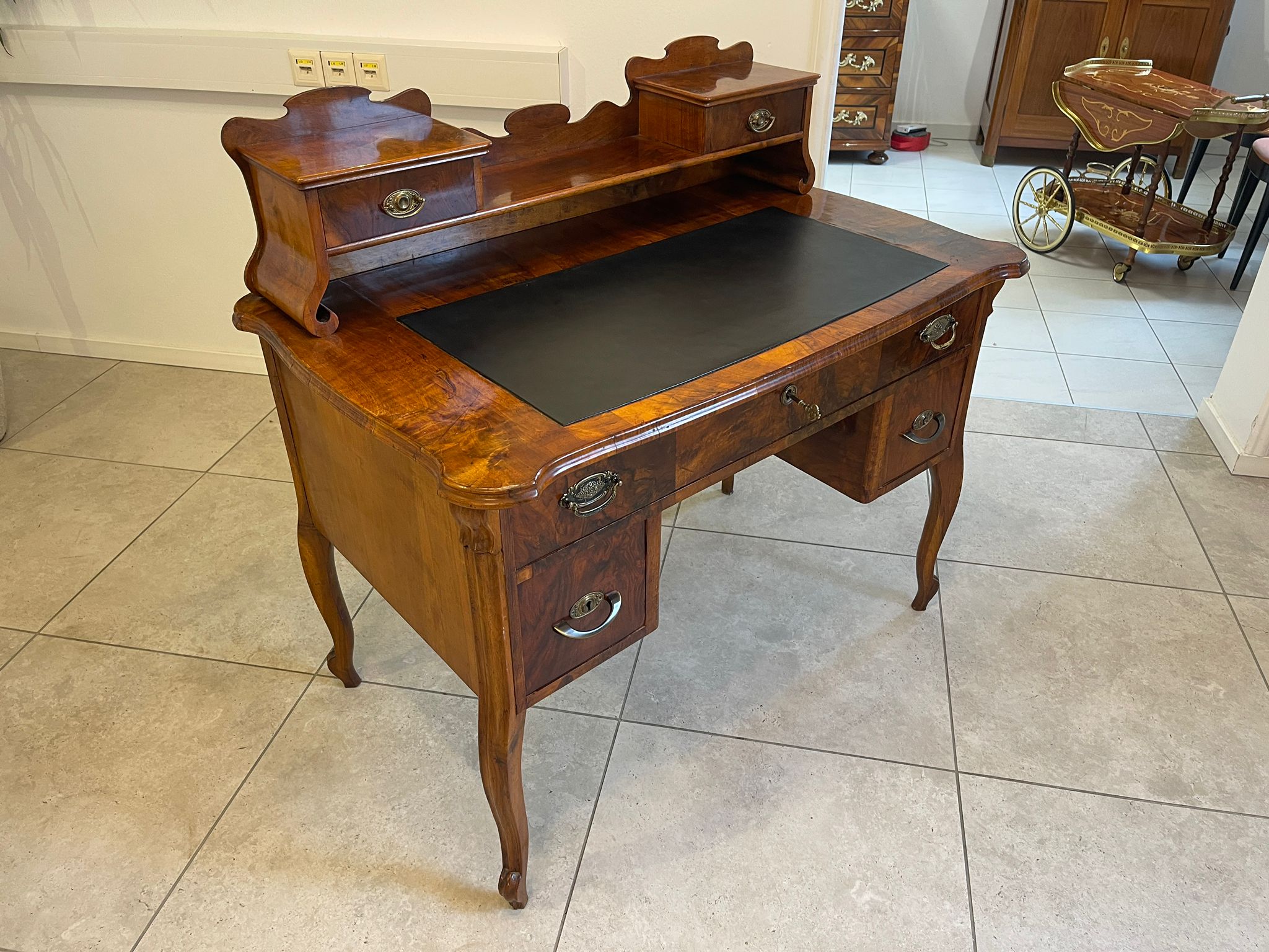 99708fa9-0455-4fc4-b7cf-74a9258be96a Sale Spätbiedermeier Schreibtisch Sekretär Original A5069