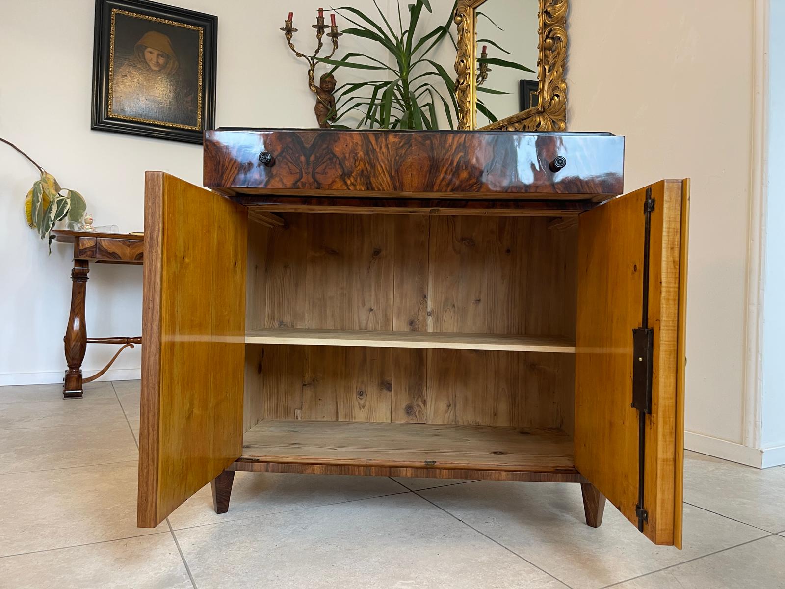Sale Restaurierte Biedermeier Anrichte Trumeau Nussholz Antiquität G1507