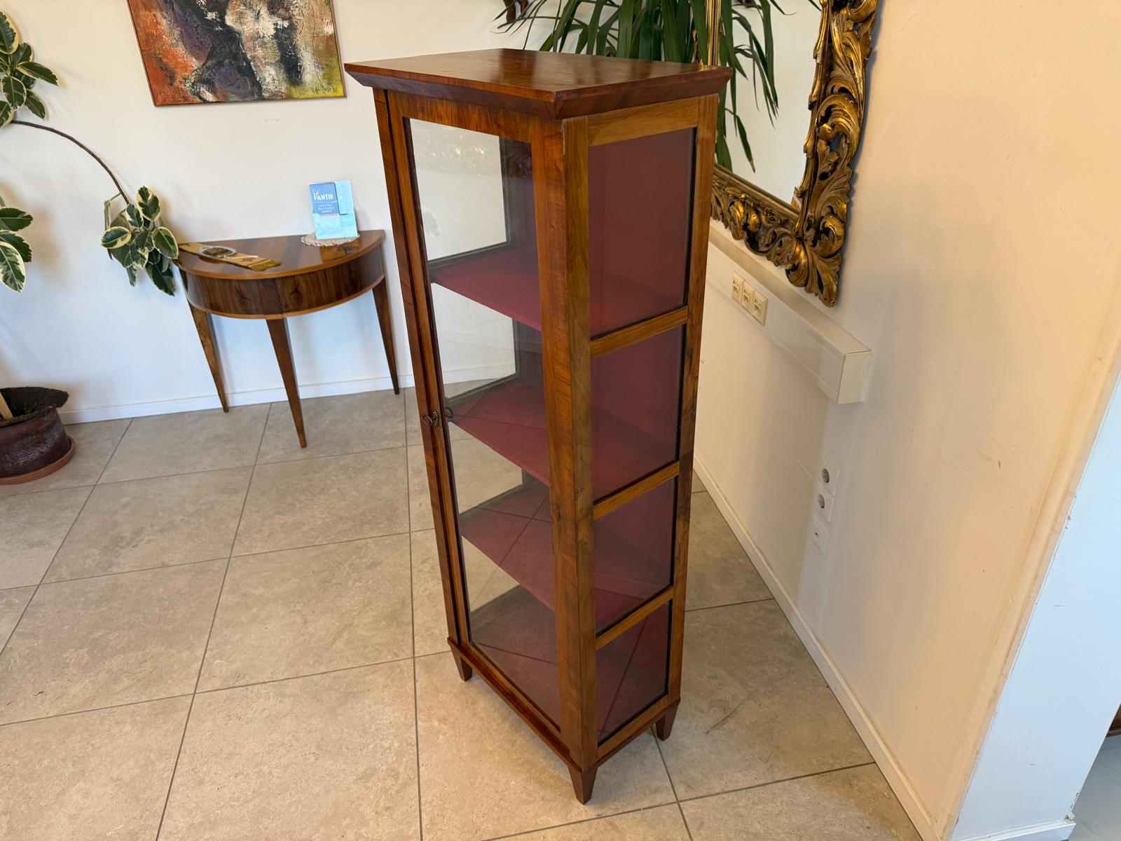 Stilvitrine Biedermeier Glasschrank Bücherschrank Antik G2403
