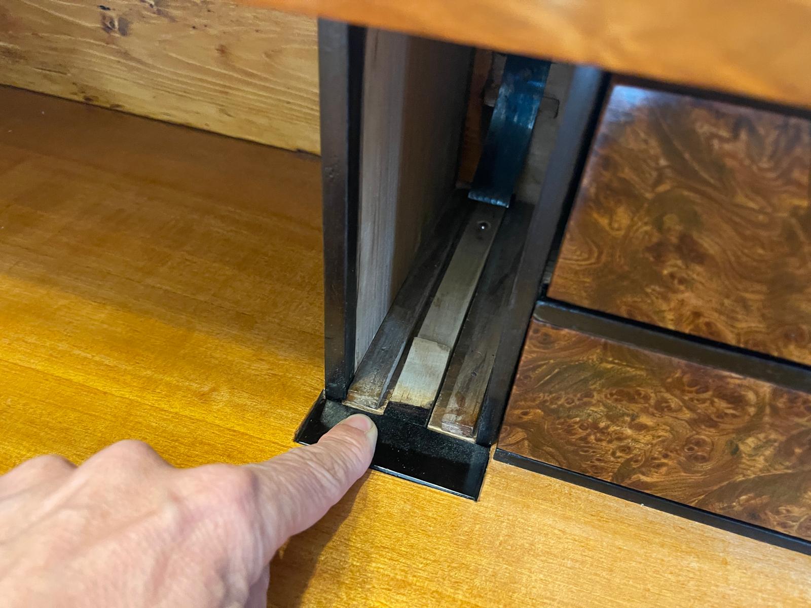 Restaurierte Biedermeier Schreibkommode Sekretär Nussholz Antiquität G1506