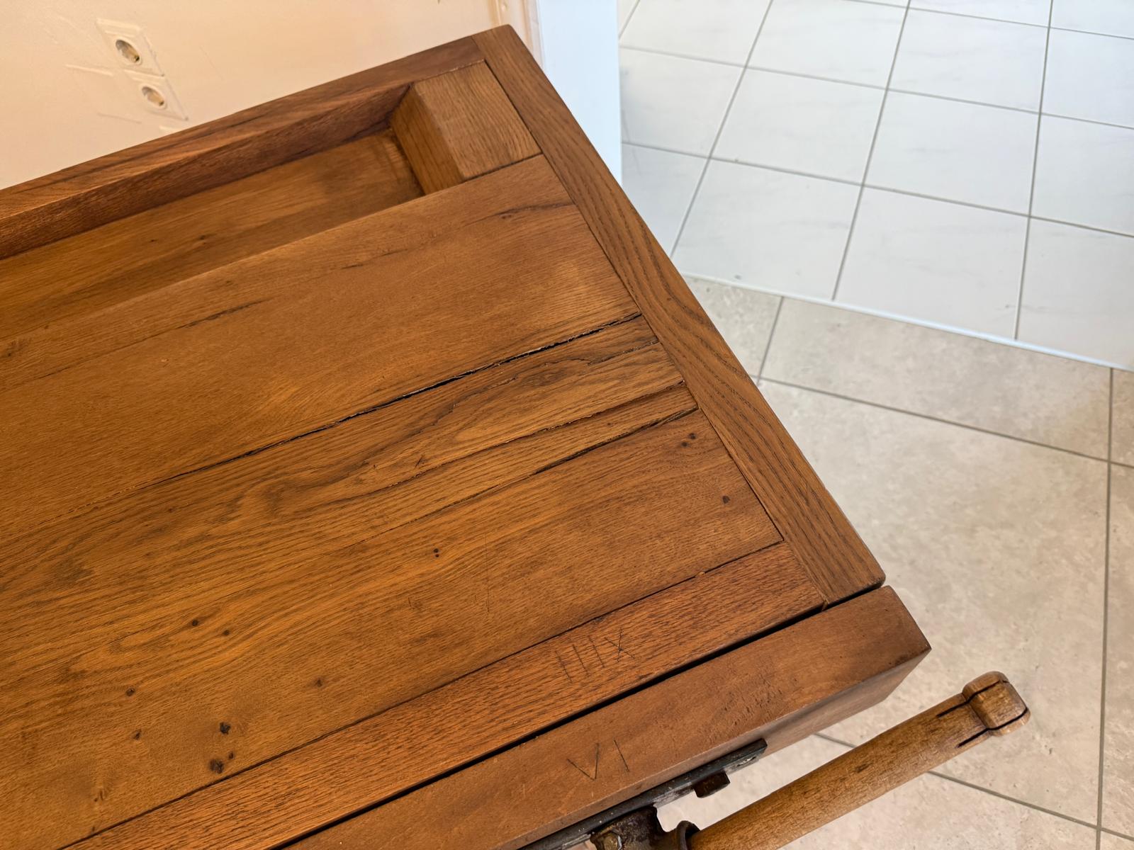 Urige Hobelbank Werkbank Pult Tresen Ladenschrank G2080