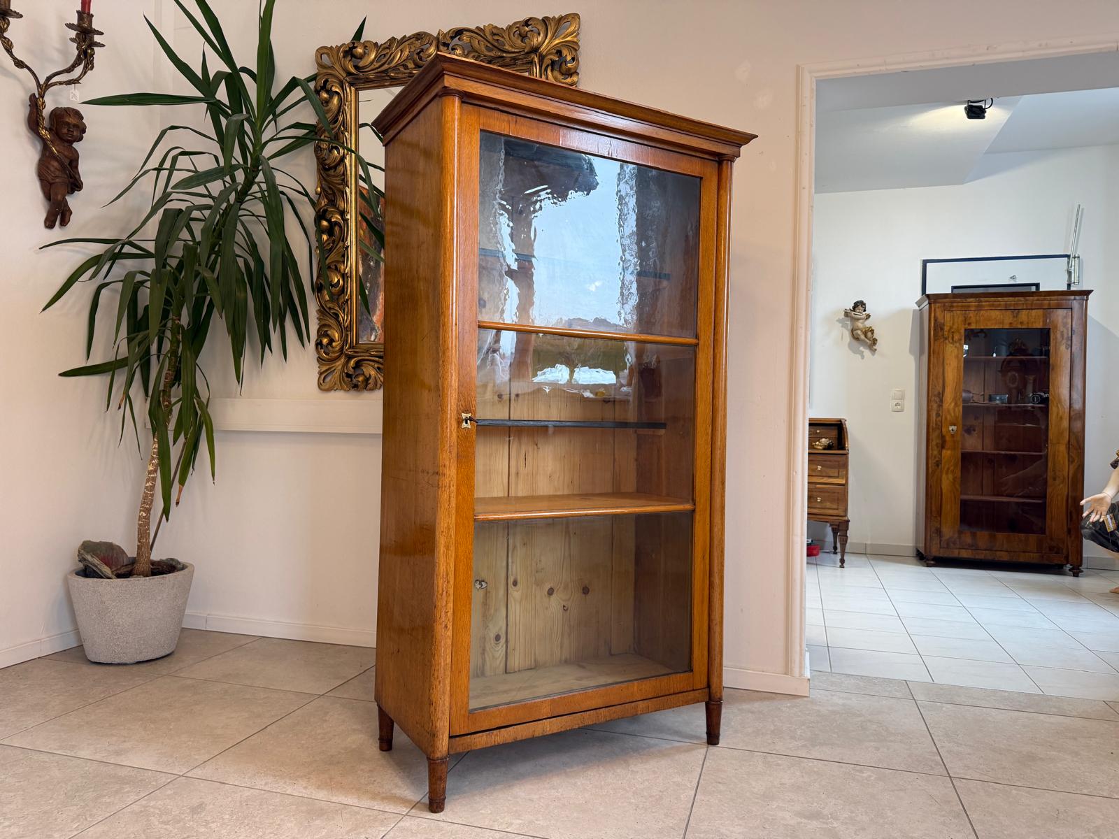 SALE Originale Biedermeier Vitrine Bücherschrank Sammlervitrine Antiquität G2262