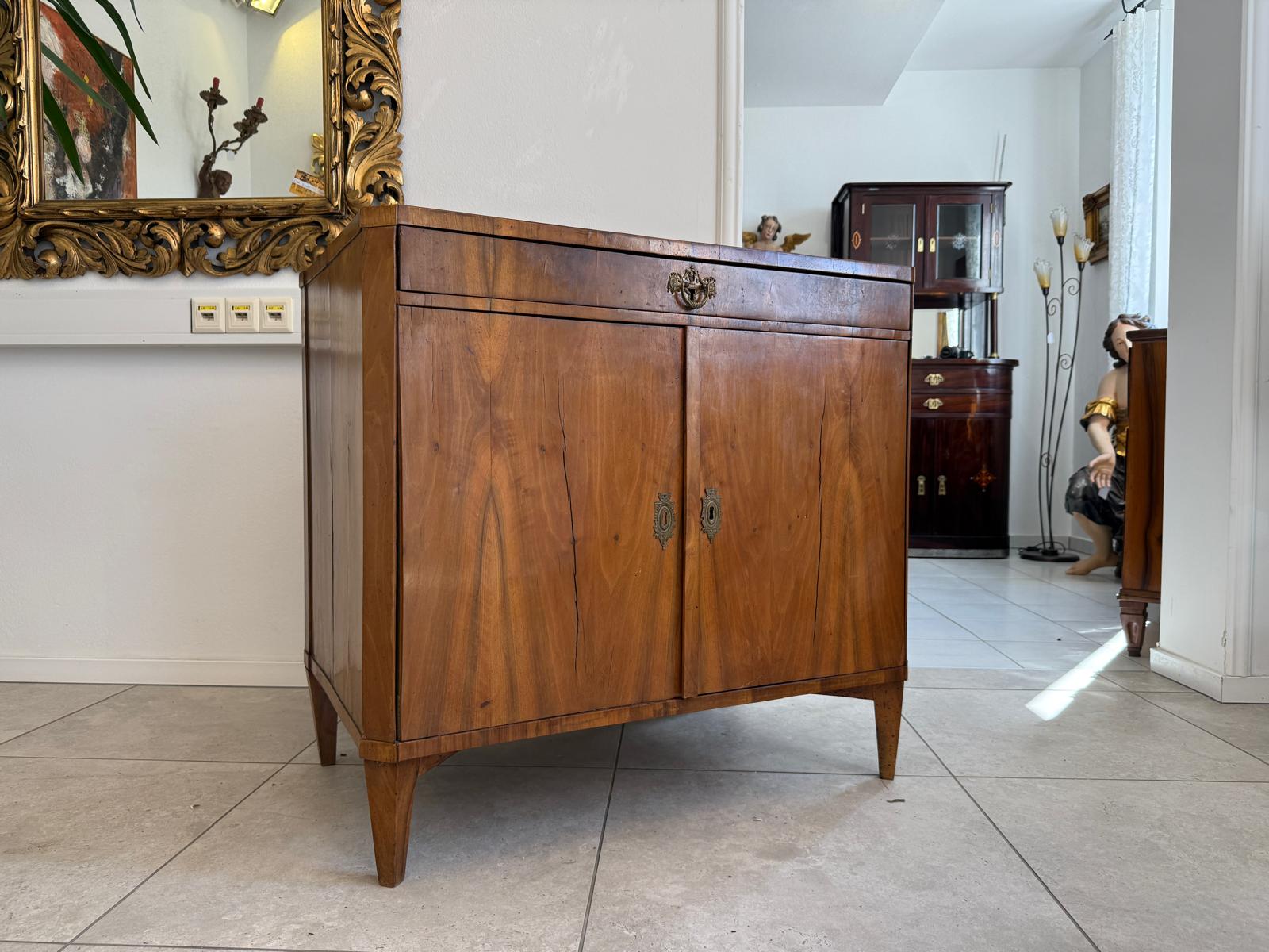 Biedermeier Trumeau Anrichte Schrank Originalstück Authentikum D2387