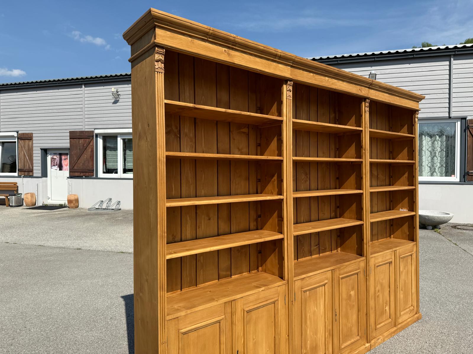 Grosses Bücherregal Stellage Bücherschrank Bauernkasten Bücherwand G1800