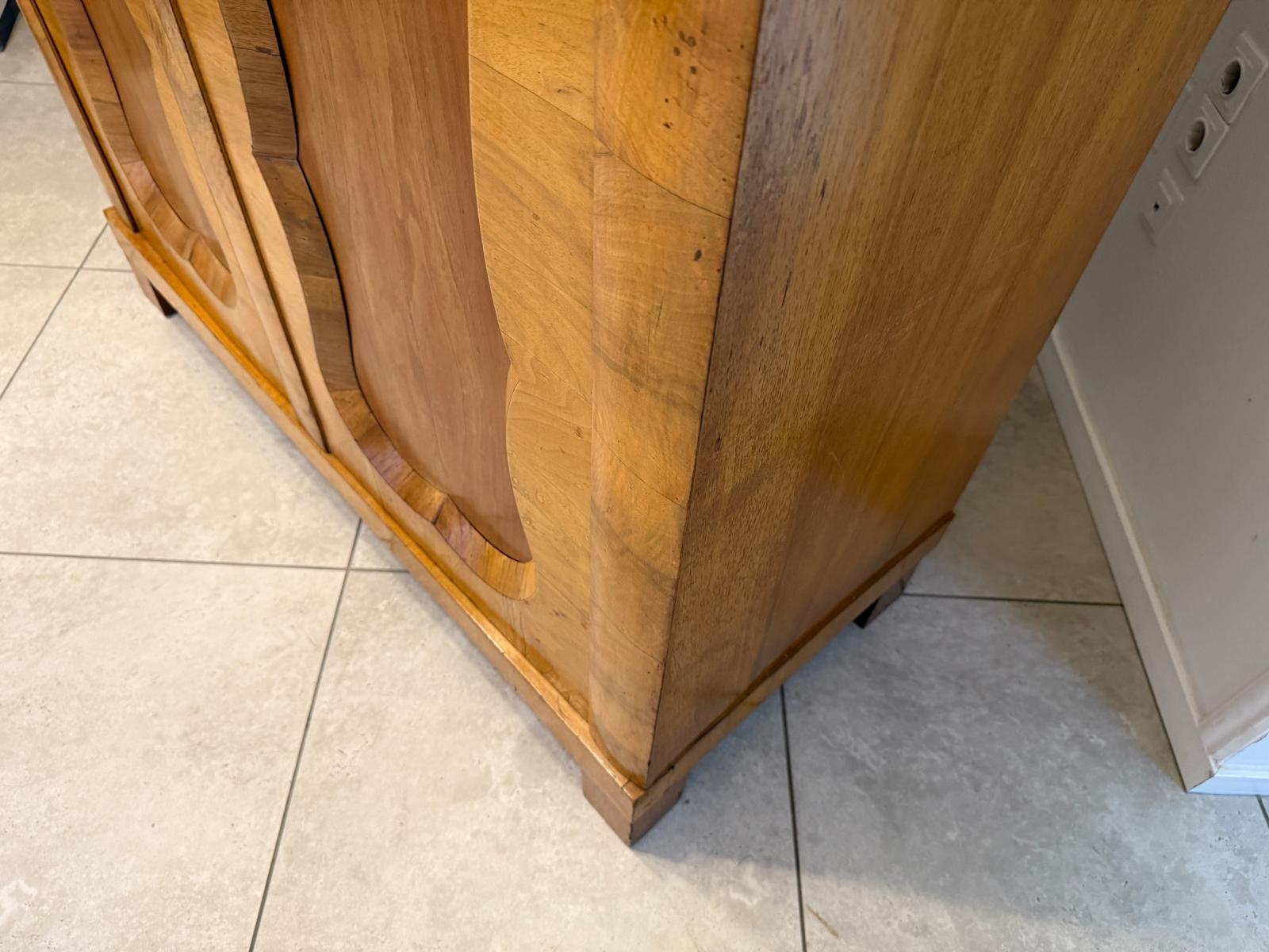 Original Biedermeier Schrank Kleiderkasten Keilschrank G2329