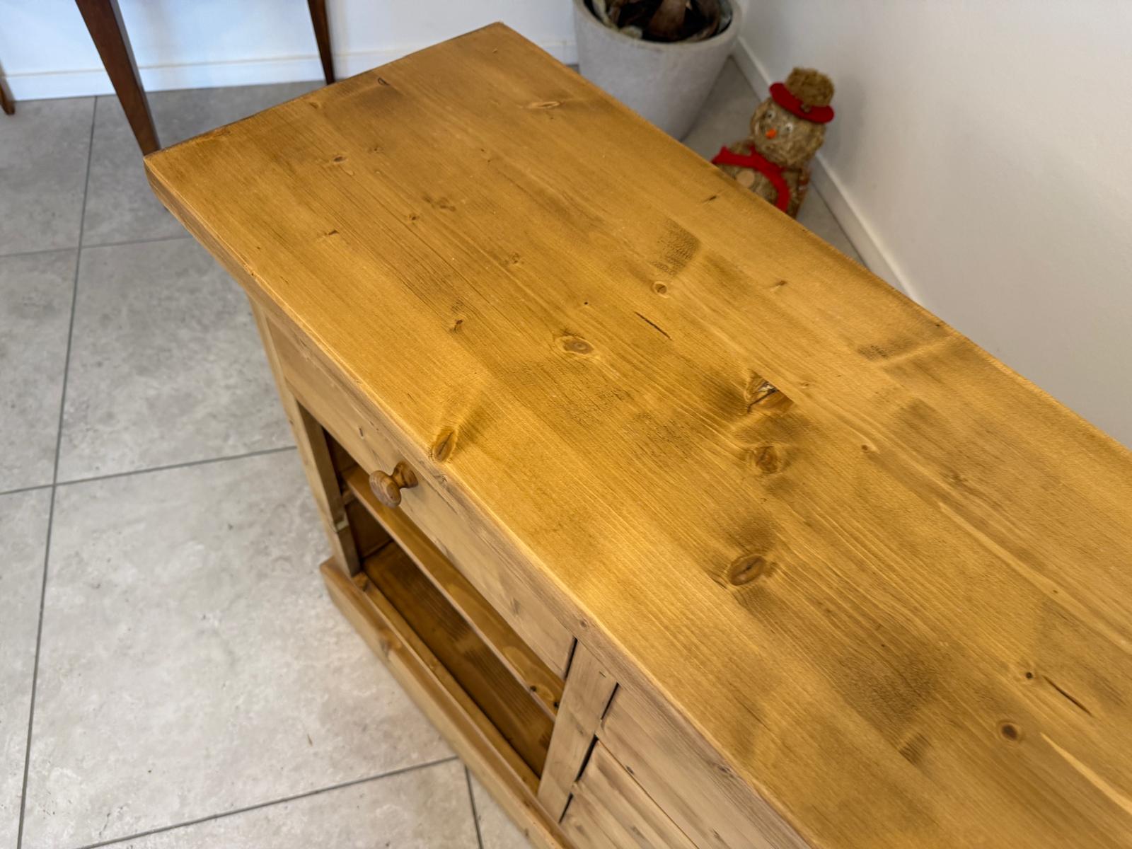 Antike 8 Ladenkommode Ladenschrank Apothekerschrank Weichholz G2315