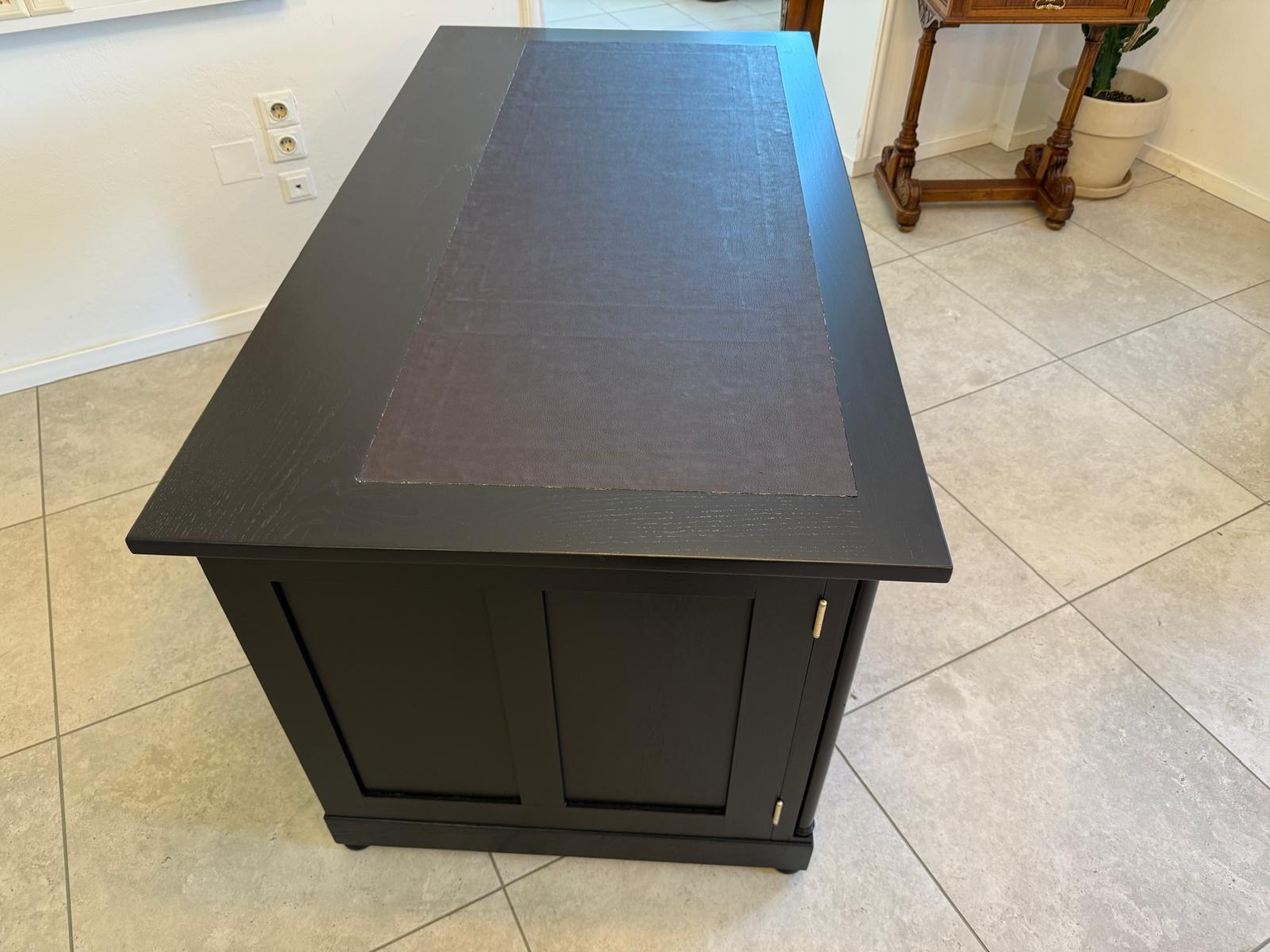 Restaurierter Jugendstil Schreibtisch Sekretär Freisteher Originalstück G2274