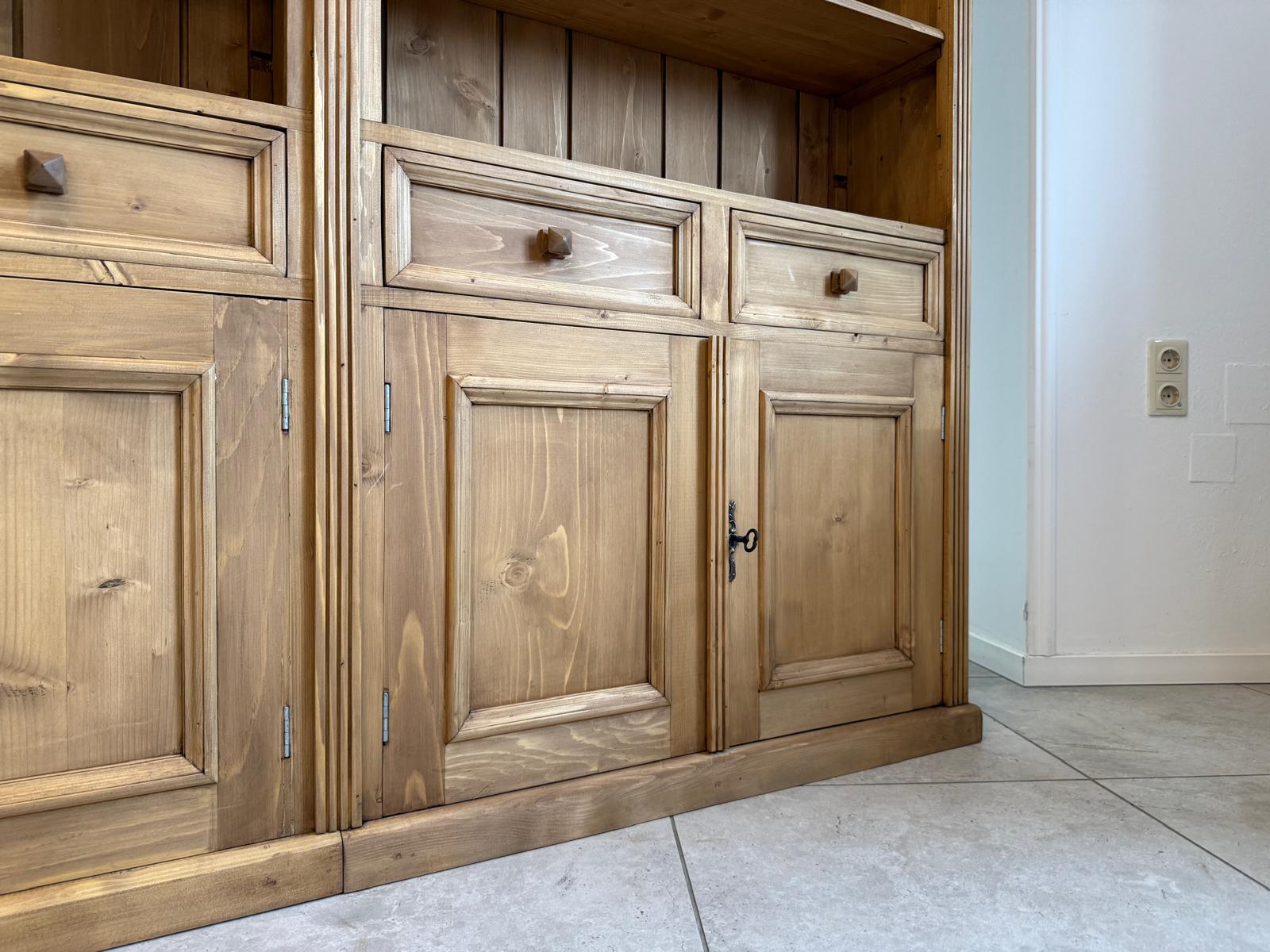 Grosses Bücherregal Stellage Bücherschrank Bauernkasten Bücherwand G1799