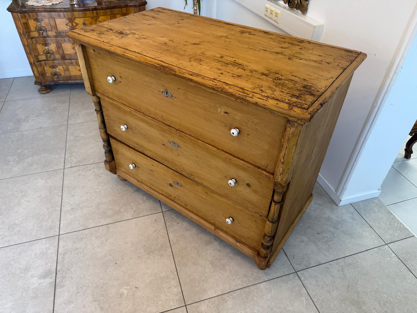 SALE Gründerzeit Kommode Ladenkommode Weichholz D2722