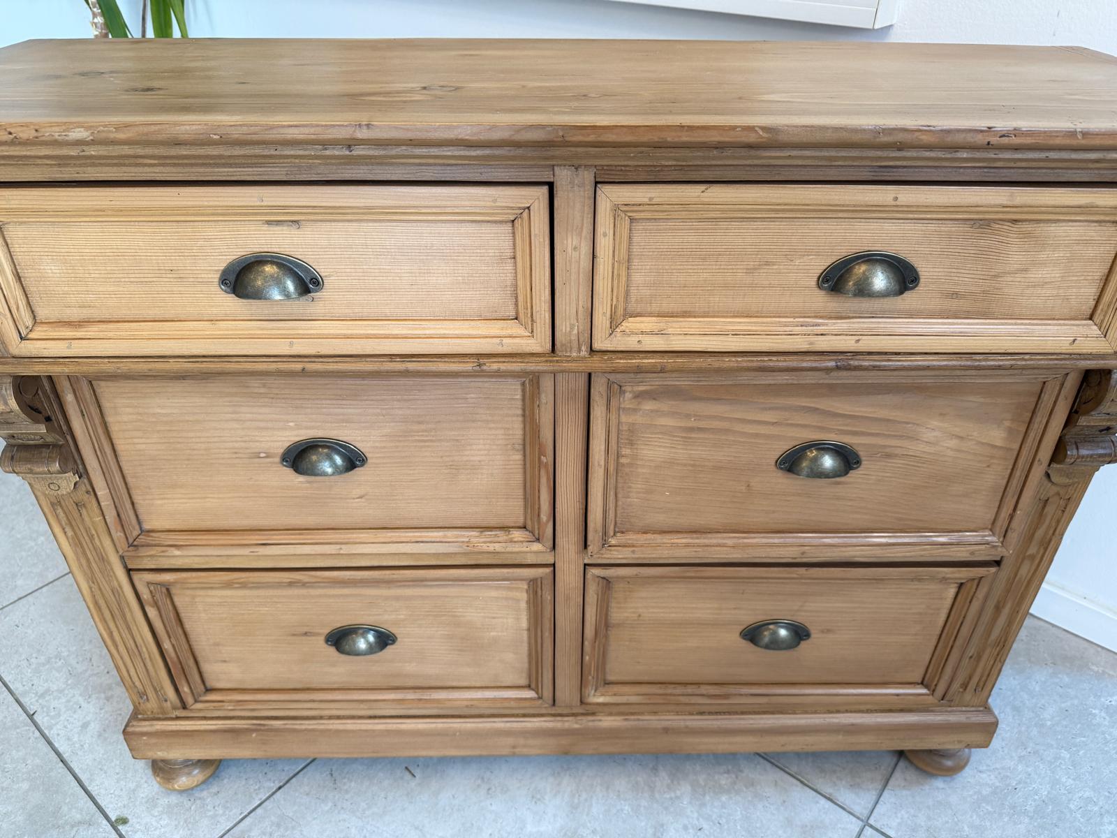 Bäuerliche Ladenkommode Bauernmöbel Bauernmöbel Bauernschrank G2198