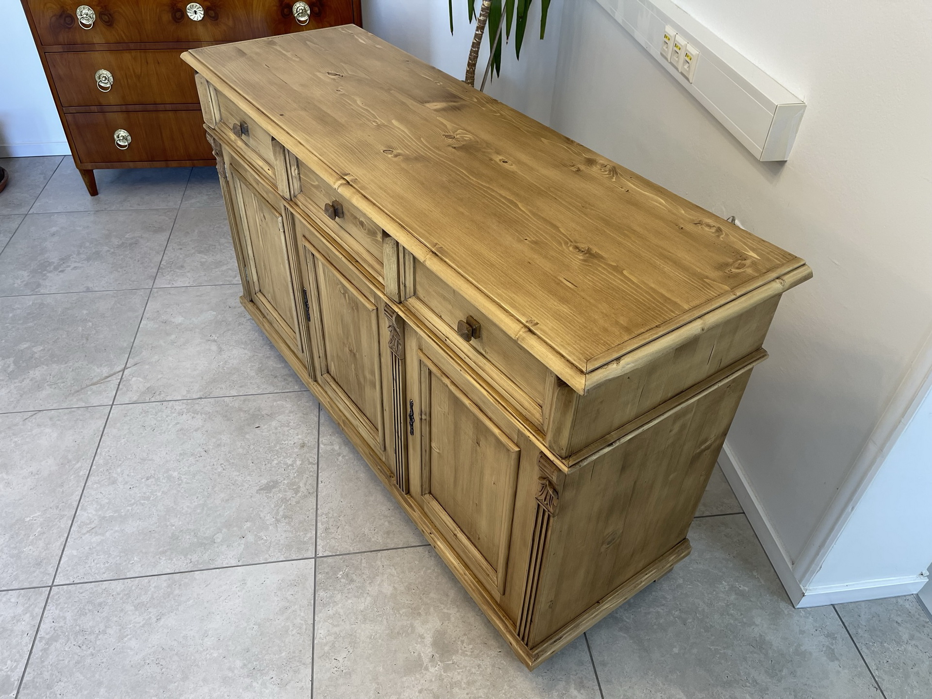 biedermeier-empire-barock_04yNPe6zCoMlwiC Apothekenschrank 3 Ladenkommode Ladenschrank A4119