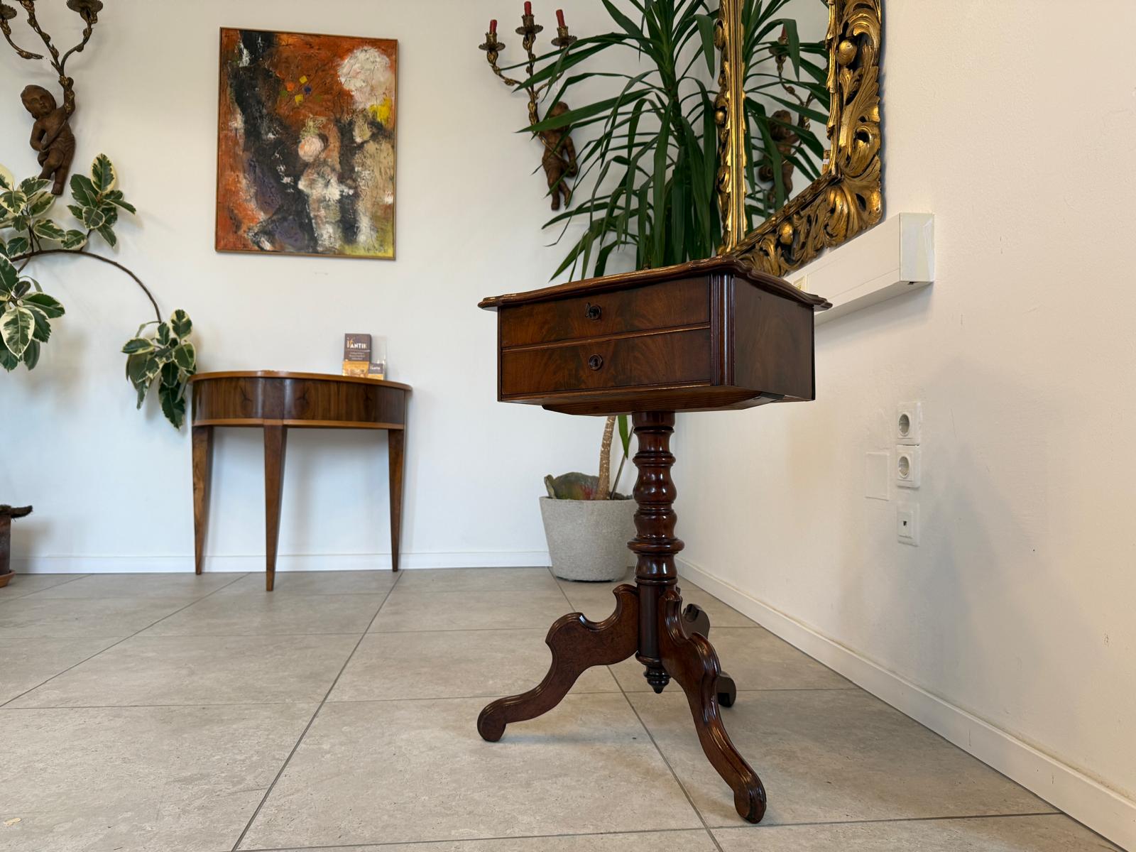 Sale Originales Biedermeier Tischerl Nähtischerl Beistelltisch G2264