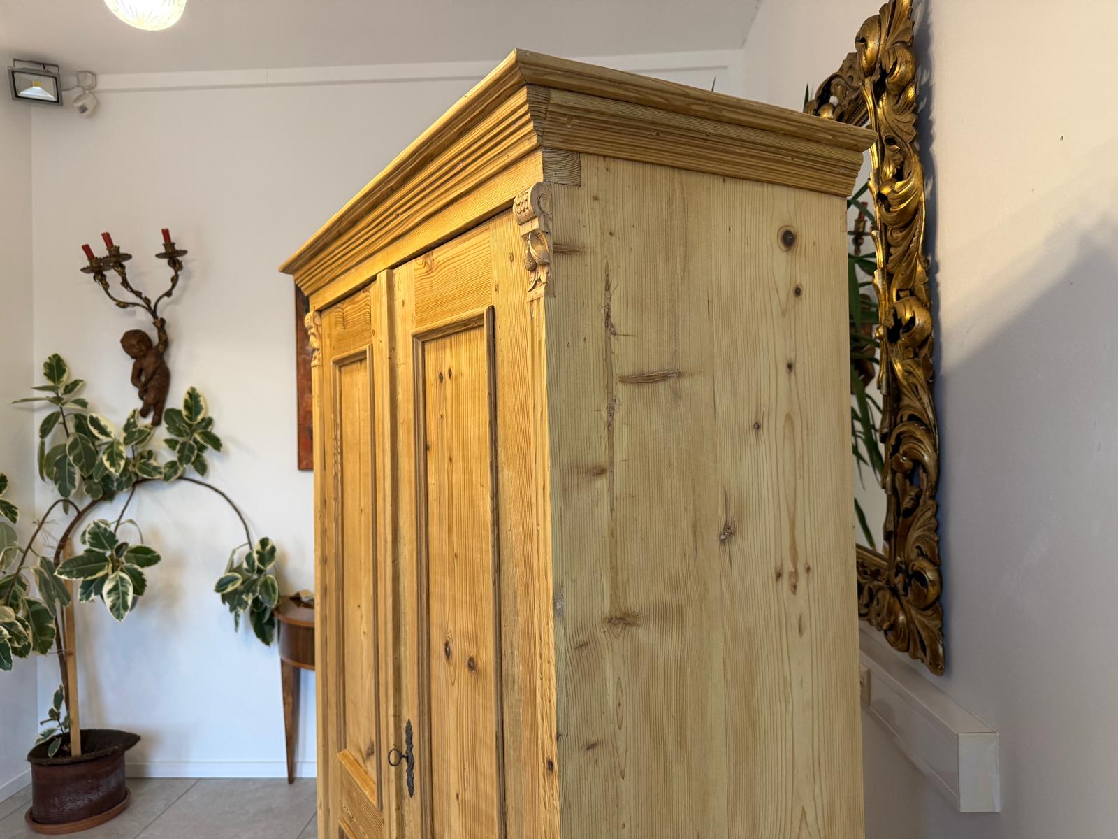 Gründerzeit Bauernschrank Bauernkasten Garderobenschrank Antik D1103