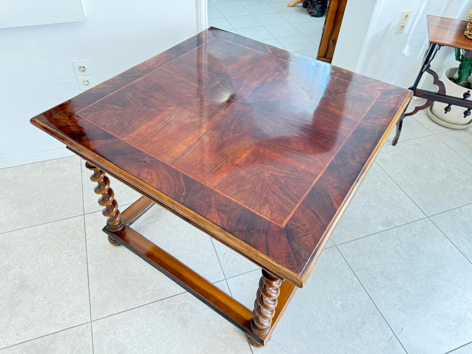 Barock Tisch Esstisch Antik Refektoriumtisch Antiquität Neo Barock D2867