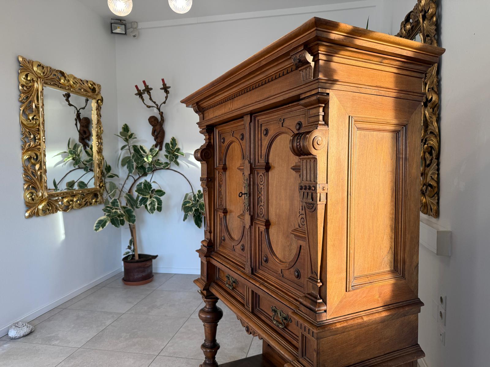 Sale Säulenanrichte Stollenschrank Gründerzeit Anrichte Antiquität G2188